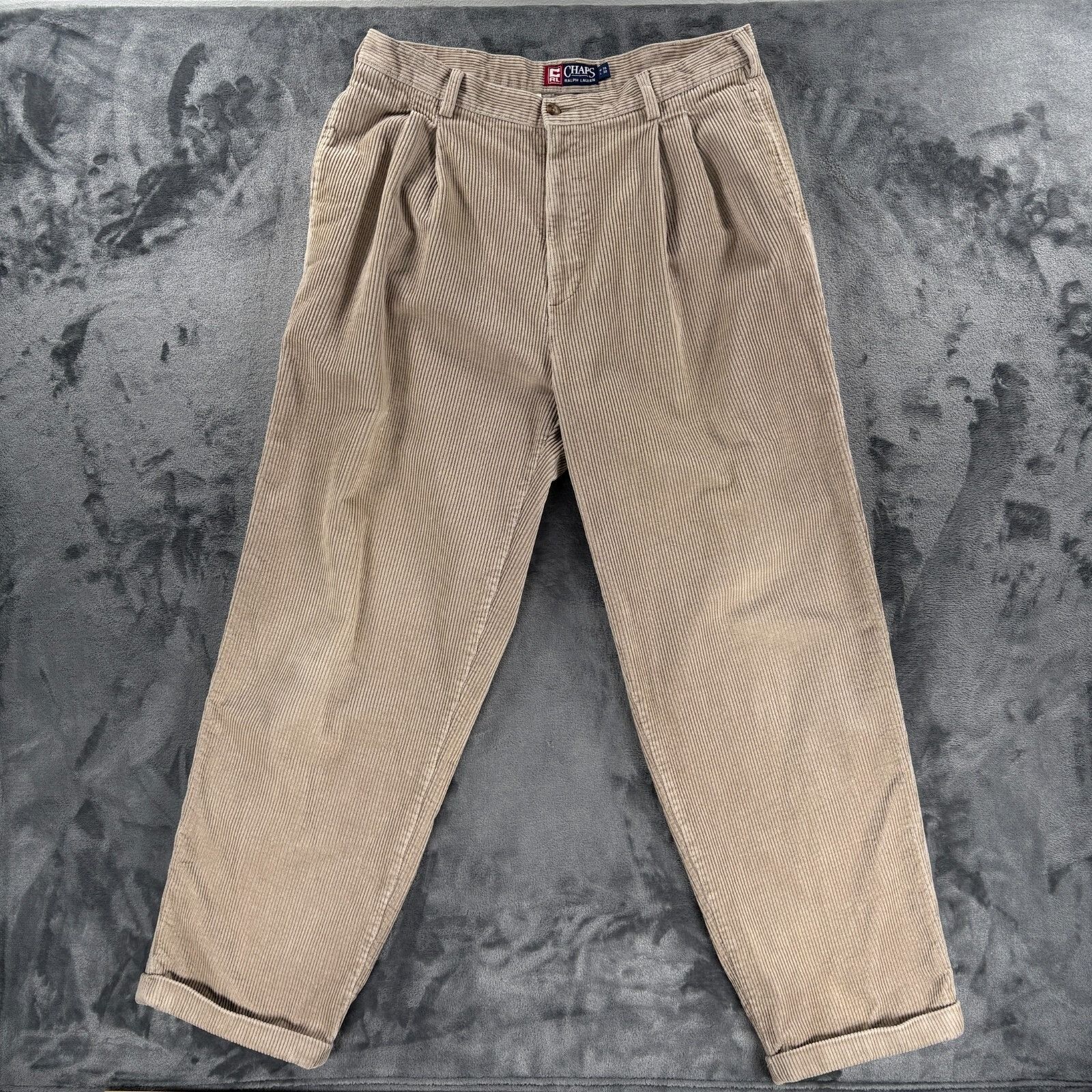 Polo Ralph Lauren Polo Ralph Lauren Vintage Tan Corduroy Pants Men 34x31 Prep Size US 34 / EU 50 - 1 Thumbnail