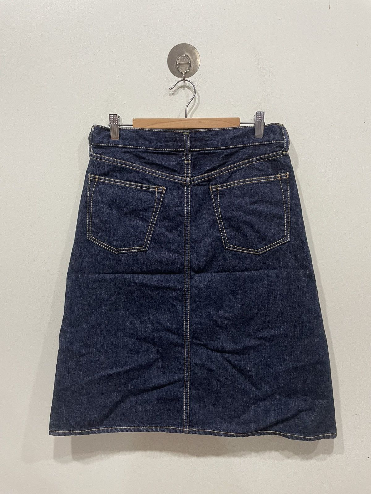 OMNIGOD Omnigod Denim Mini Skirt Size 30" / US 8 / IT 44 - 2 Thumbnail
