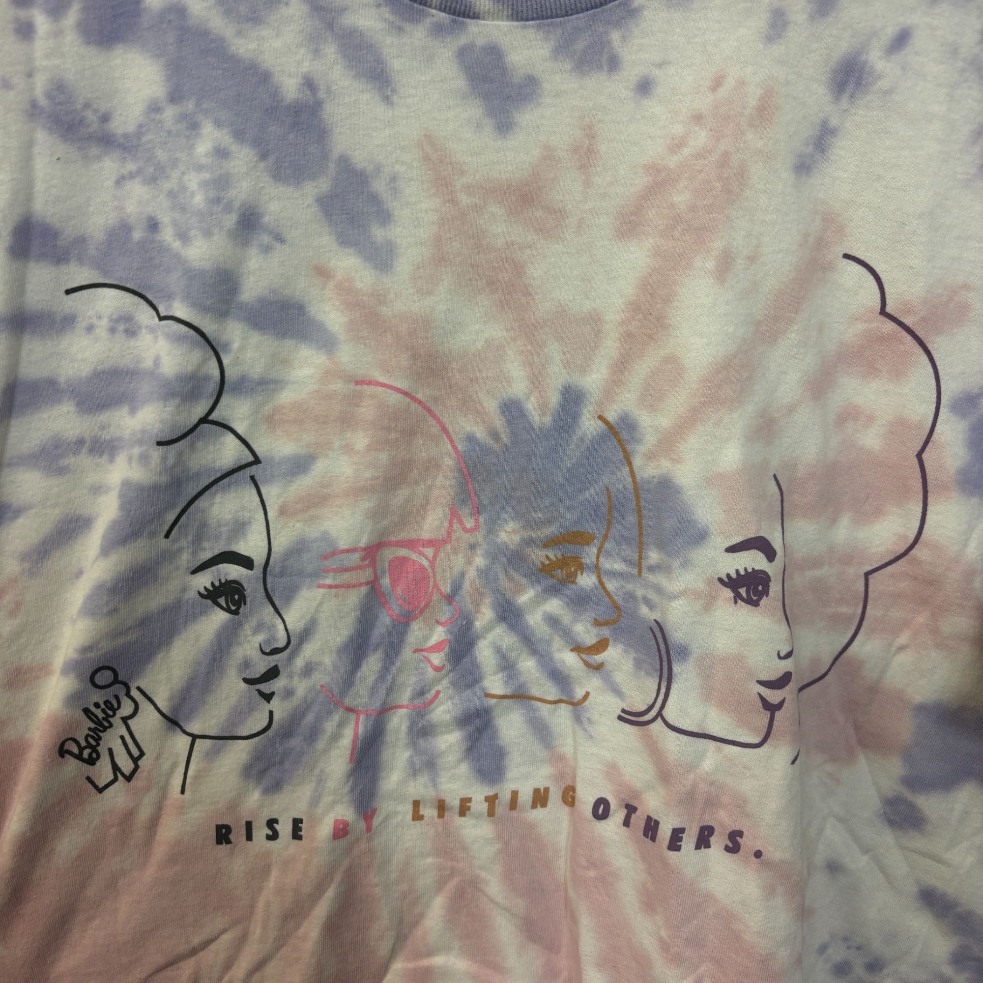 Other Barbie Rise By Lifting Each Other Crop Top tie dye Tshirt si Size XL / US 12-14 / IT 48-50 - 2 Thumbnail