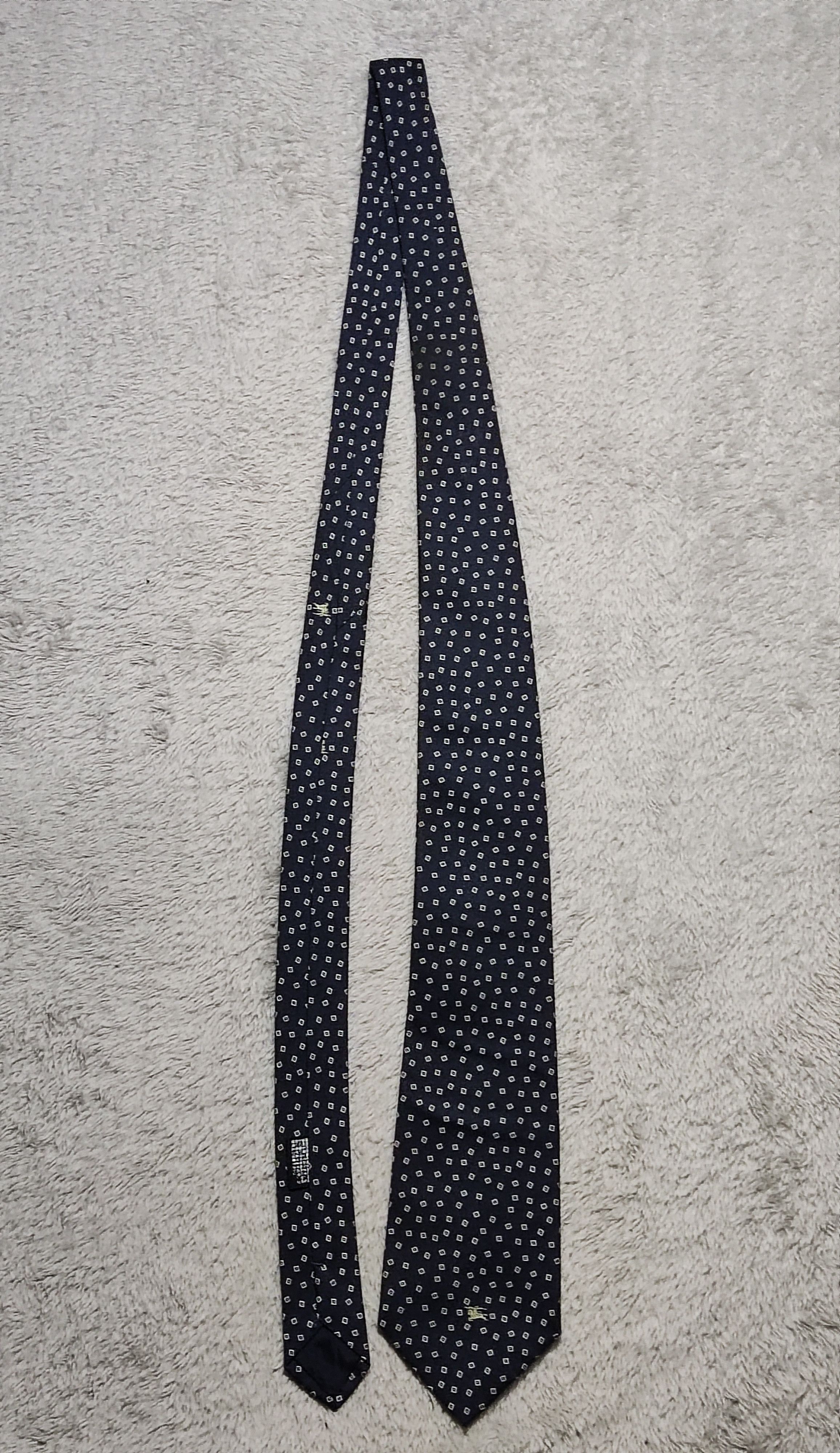 Burberry Vintage 2 bundle BURBERRYS Striped/Geometric Silk Tie Size ONE SIZE - 4 Thumbnail