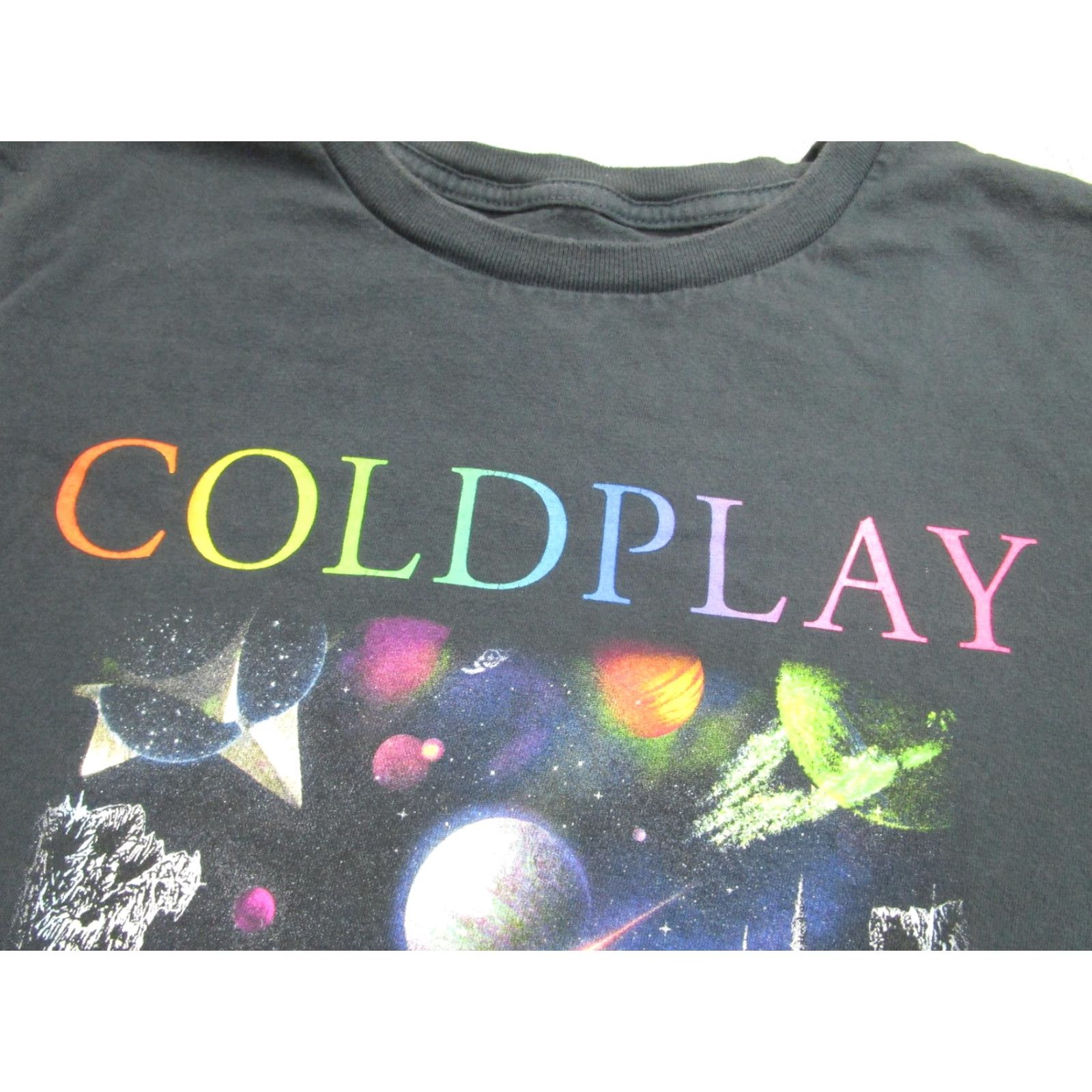 Vintage Coldplay Shirt Mens Small Black Music Of The Spheres Live 2023 Tour Rose Bowl LA Size US S / EU 44-46 / 1 - 3 Thumbnail
