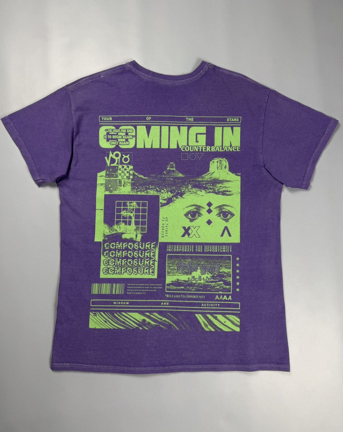 Urban Outfitters Counterbalance Crazy Y2K T-Shirt Tee Size M Size US M / EU 48-50 / 2 - 1 Thumbnail