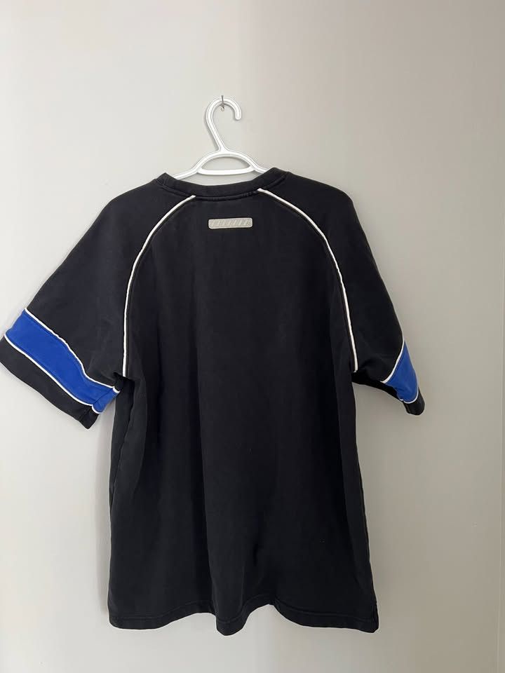 Nike Vintage Y2K Nike Air Heavy Duty Short Sleeve Shirt Striped Size US XL / EU 56 / 4 - 3 Thumbnail