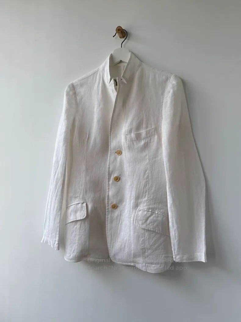Yohji Yamamoto Yohji Yamamoto 16SS Minimalist Linen Suit Jacket Size US S / EU 44-46 / 1 - 4 Thumbnail
