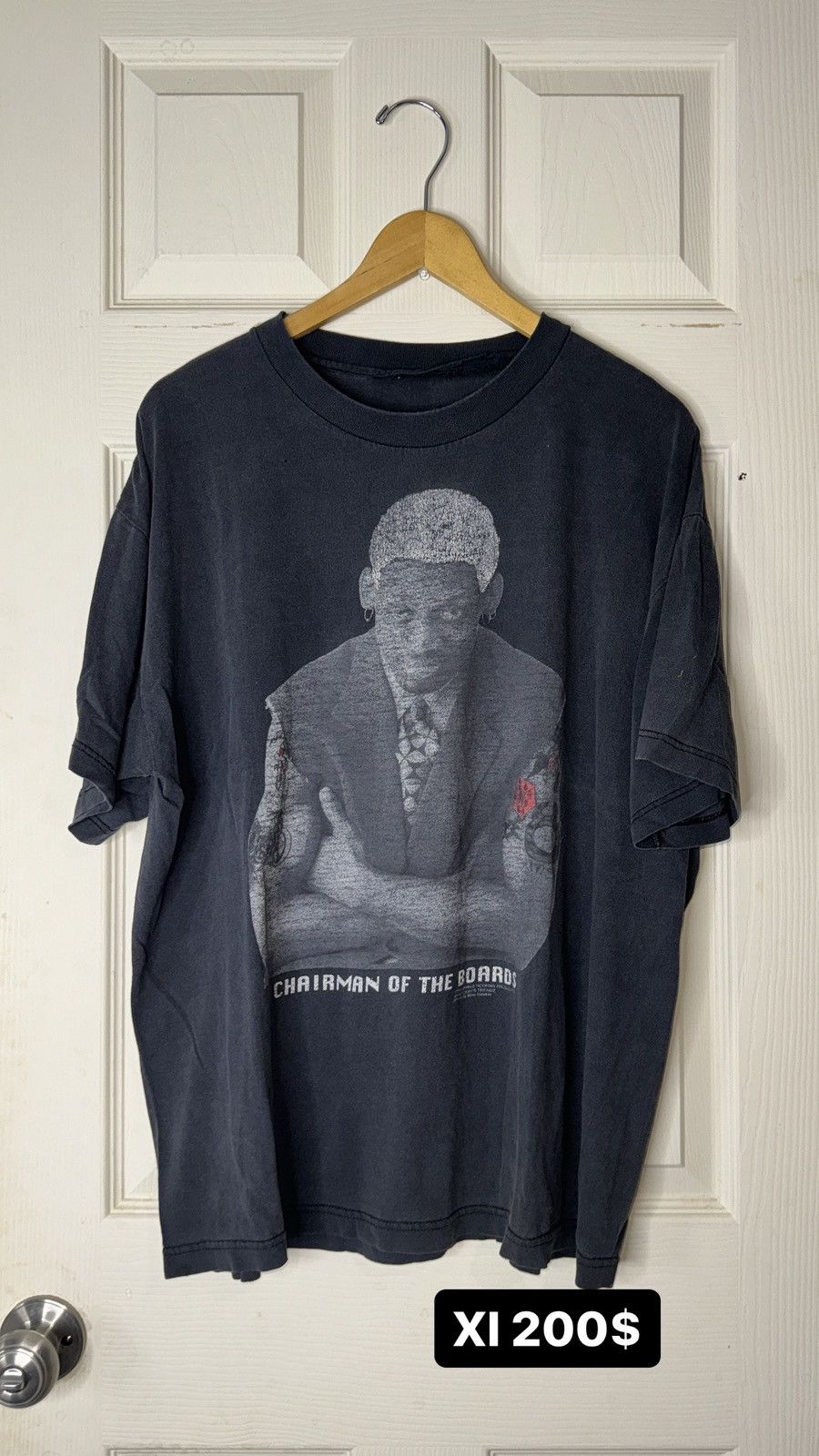 image of Vintage Dennis Rodman Chairmam in Black, Men's (Size XL)