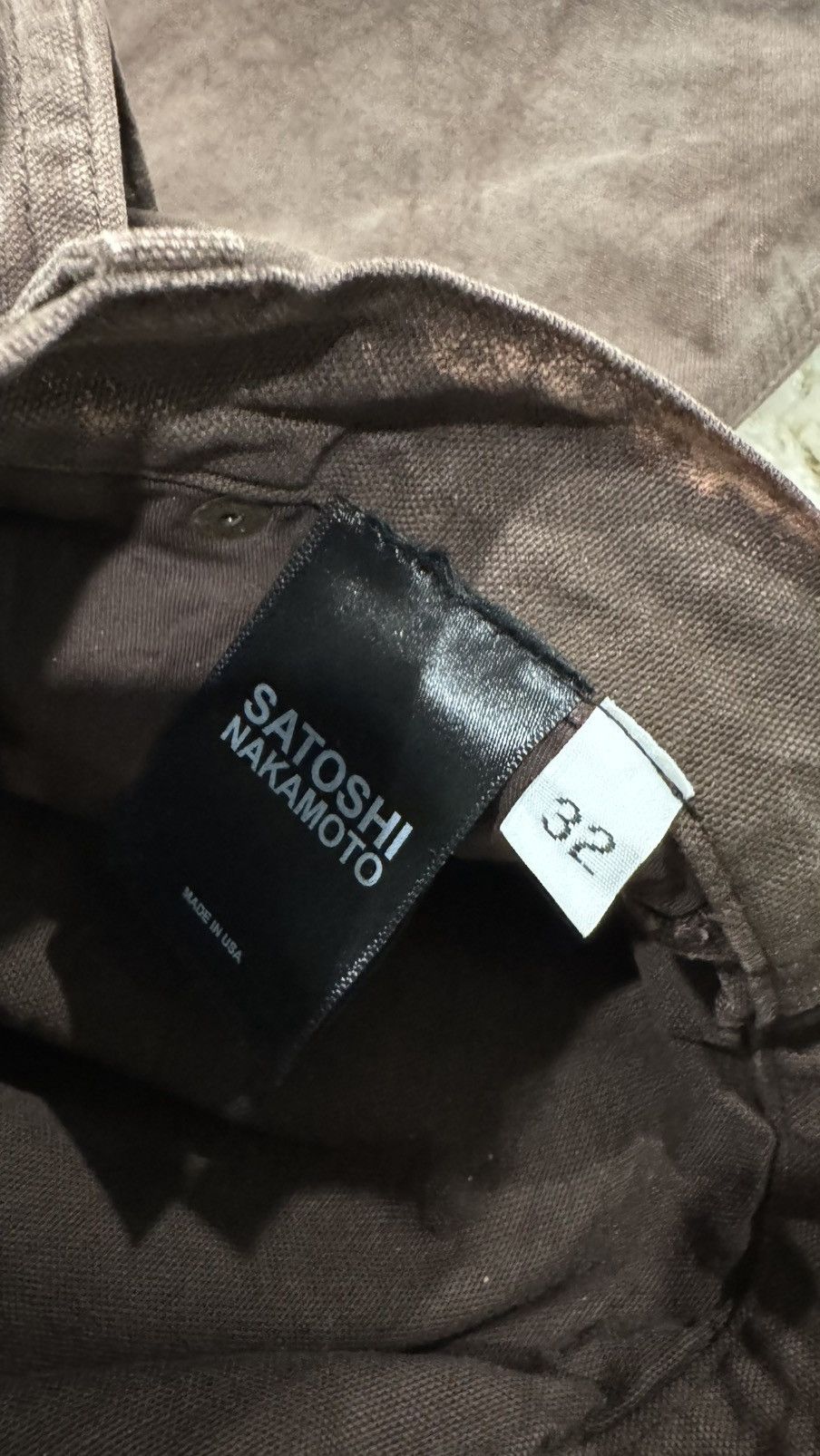 Satoshi Nakamoto Satoshi Nakamoto Studded Brown Carpenter Pants Size US 32 / EU 48 - 13 Thumbnail