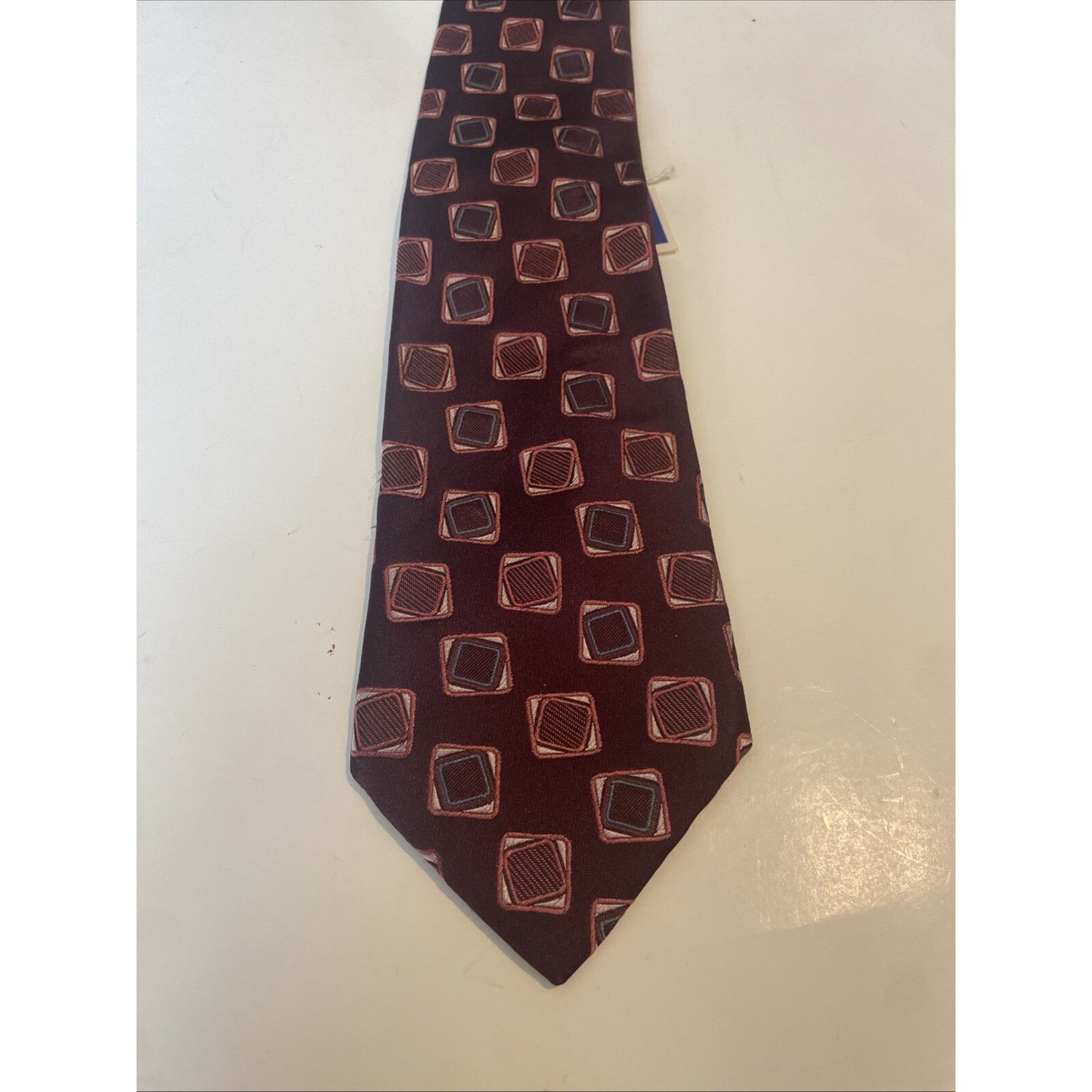 Guy Laroche Guy Laroche Paris Men's 100% Silk Tie ~ Red Multicolor ~ Size ONE SIZE - 9 Thumbnail