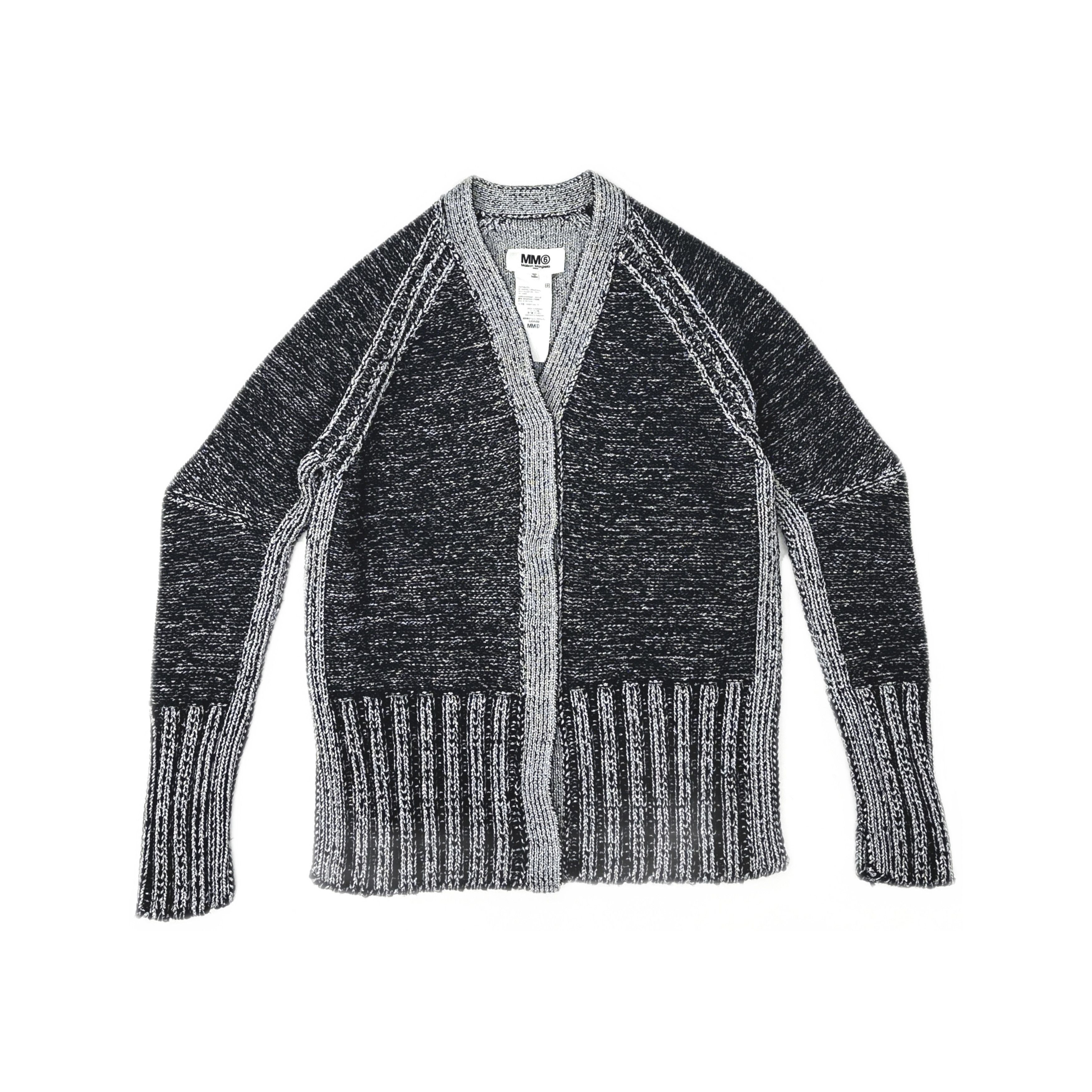 MM6 MM6 Maison Margiela Metallic Knit Cardigan XS Size XS / US 0-2 / IT 36-38 - 1 Thumbnail