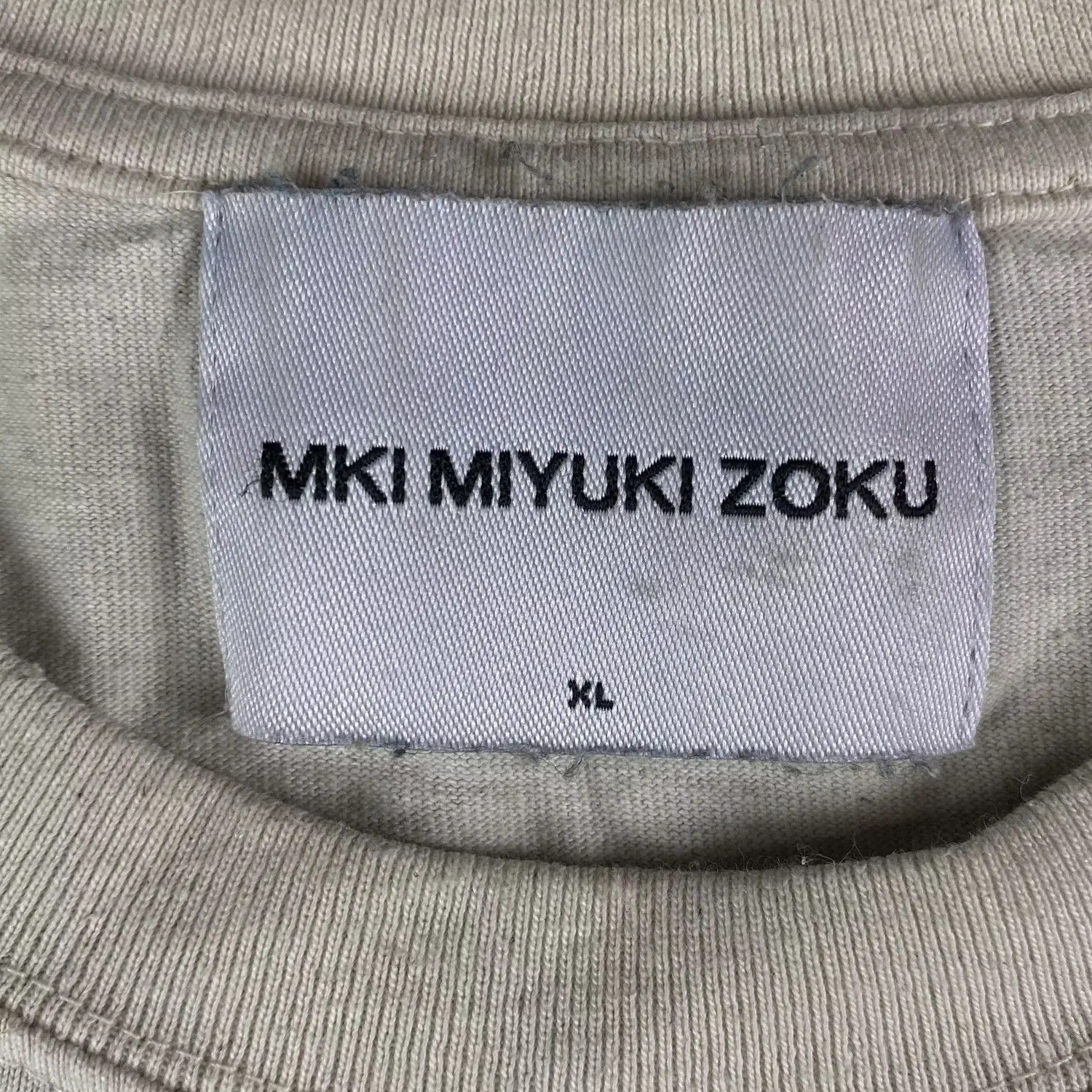 Japanese Brand Mens T-Shirt Mki Miyuki Zoku Center Logo Size XL Size US XL / EU 56 / 4 - 4 Thumbnail