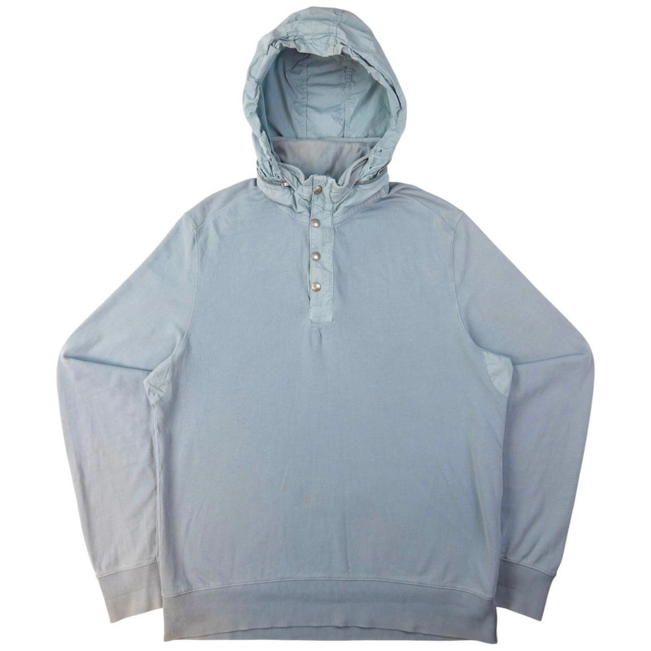 Designer Vintage CP Company Q Zip Snap Hoodie Size XL Size US XL / EU 56 / 4 - 1 Thumbnail