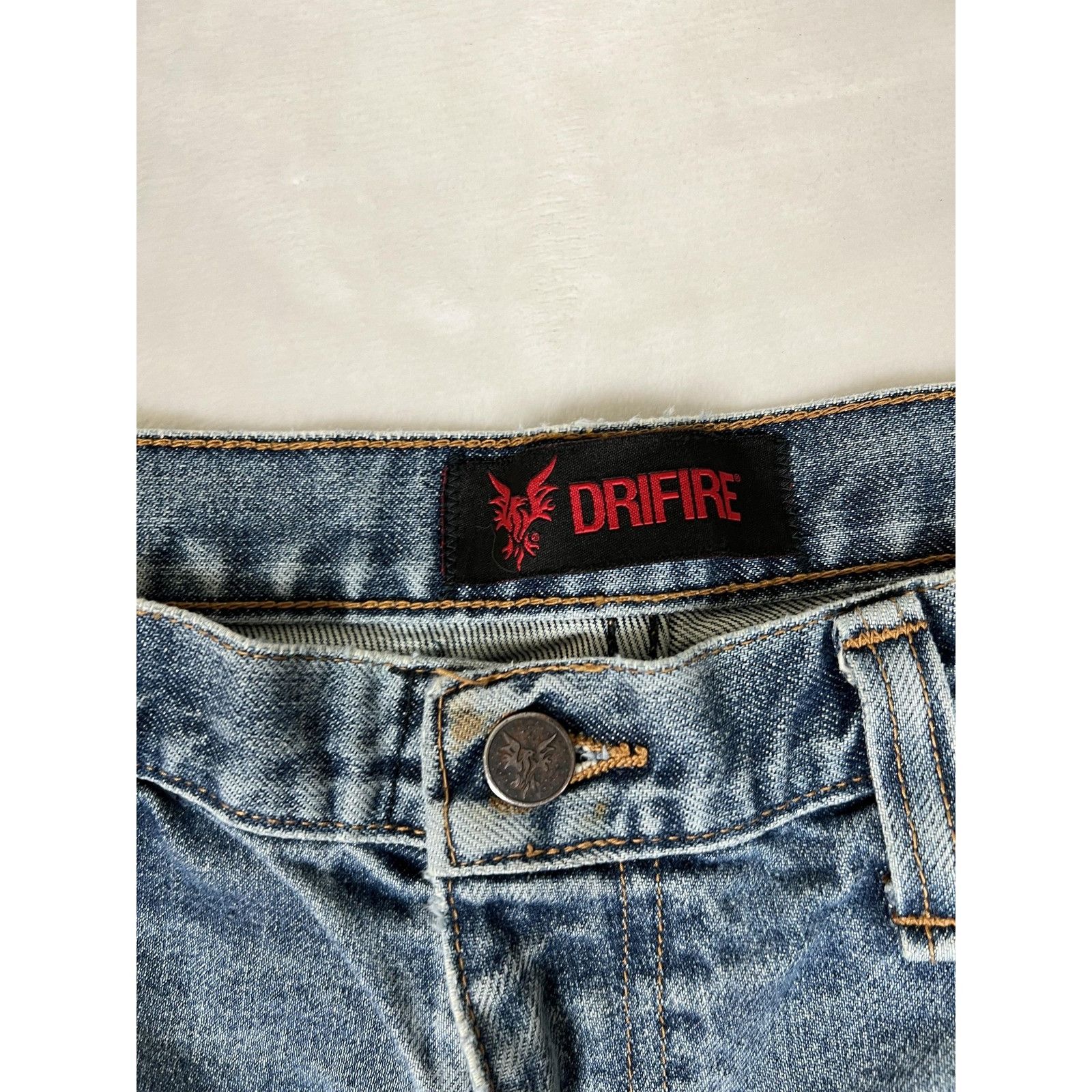 Other DRIFIRE Jeans Mens Blue FR Flame Resistant Work Denim Size 3 Size US 34 / EU 50 - 6 Thumbnail