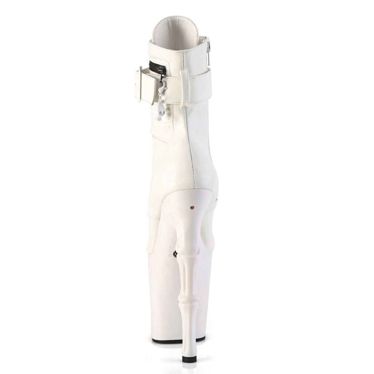 Other Rapture Finger Bone Skull Platform Ankle Boots White Static Size US 8 / IT 38 - 7 Thumbnail