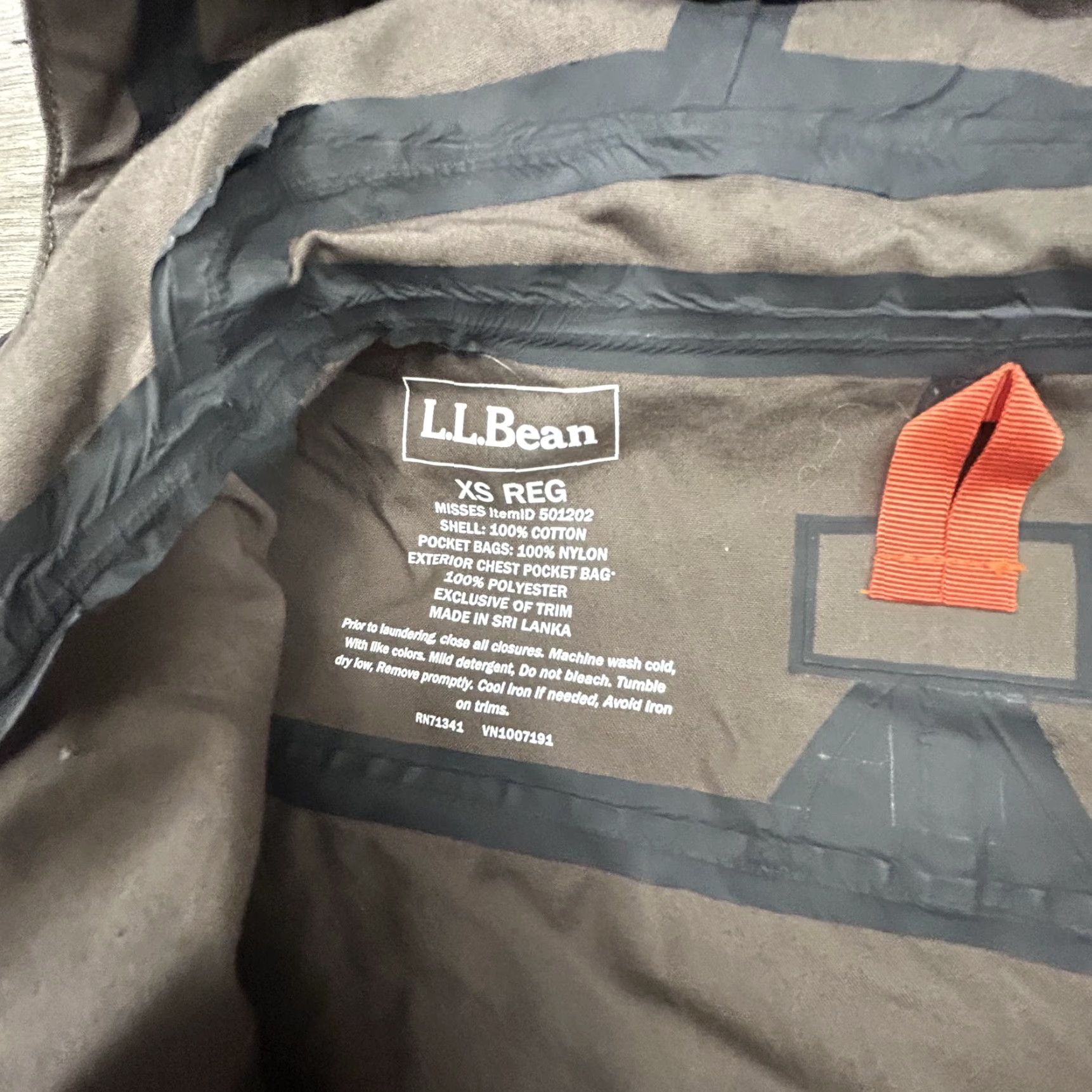 Vintage LL Bean Jacket Womens XS Canvas Utility Military Waterproof Rain Gorp Size XS / US 0-2 / IT 36-38 - 7 Thumbnail