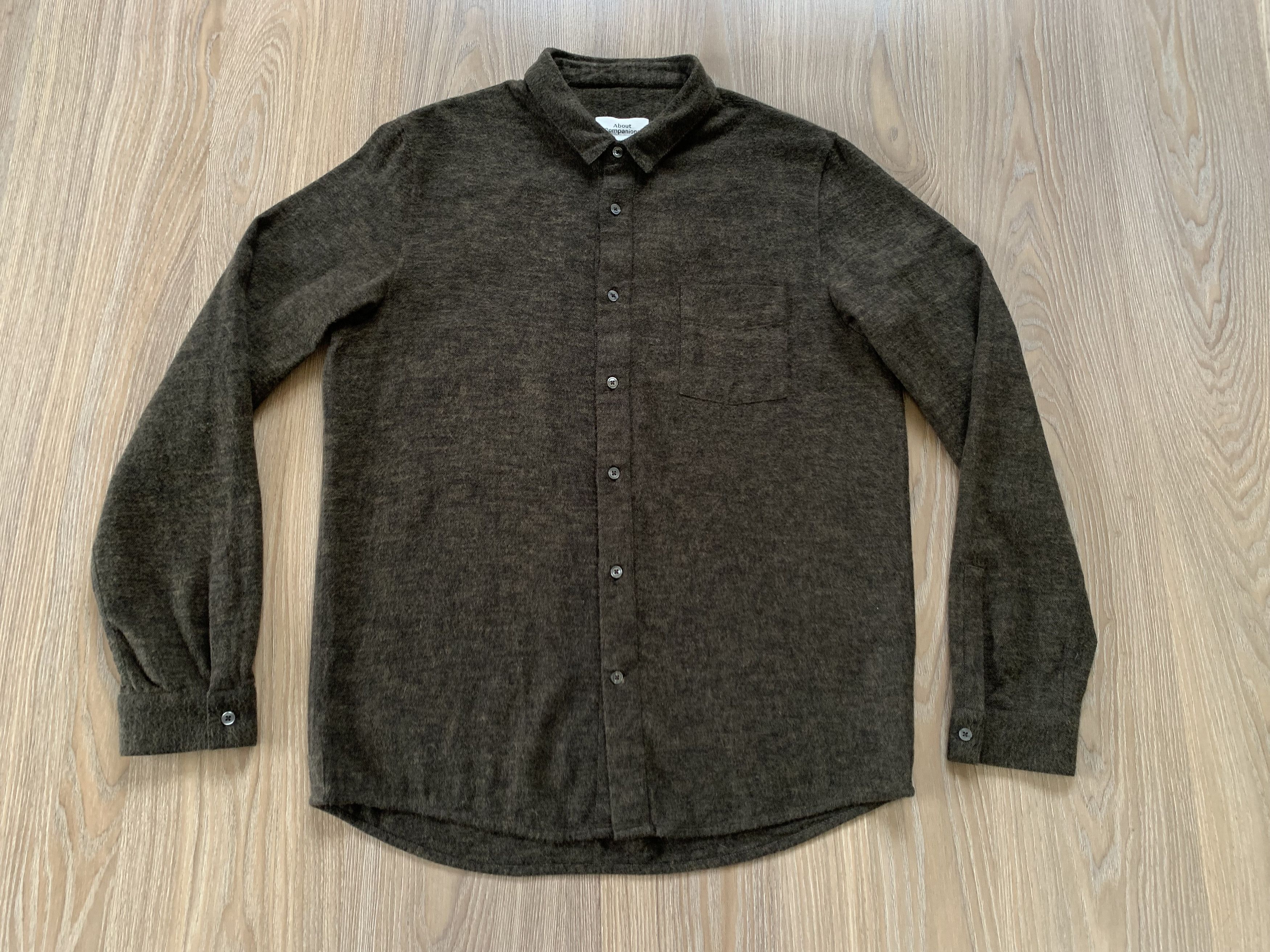 Other About Companions Flannel Khaki Long Sleeve Shirt Size US L / EU 52-54 / 3 - 2 Thumbnail
