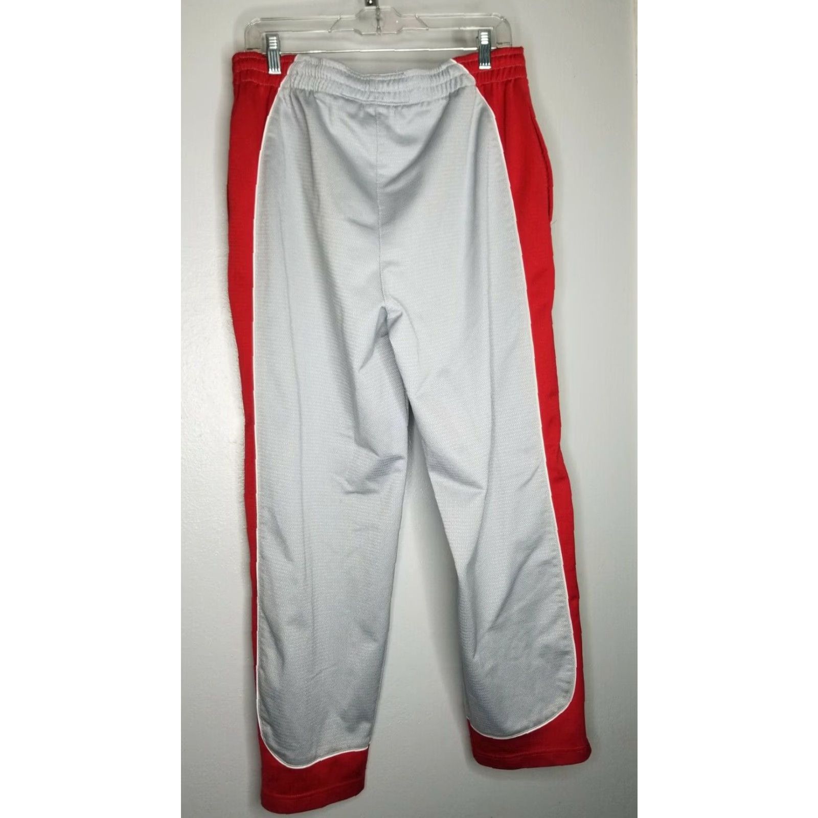 Starter Starter Basketball Sweatpants Mens M Red Striped 90s Metallic Silver Athletic Pants Size US 31 - 2 Thumbnail