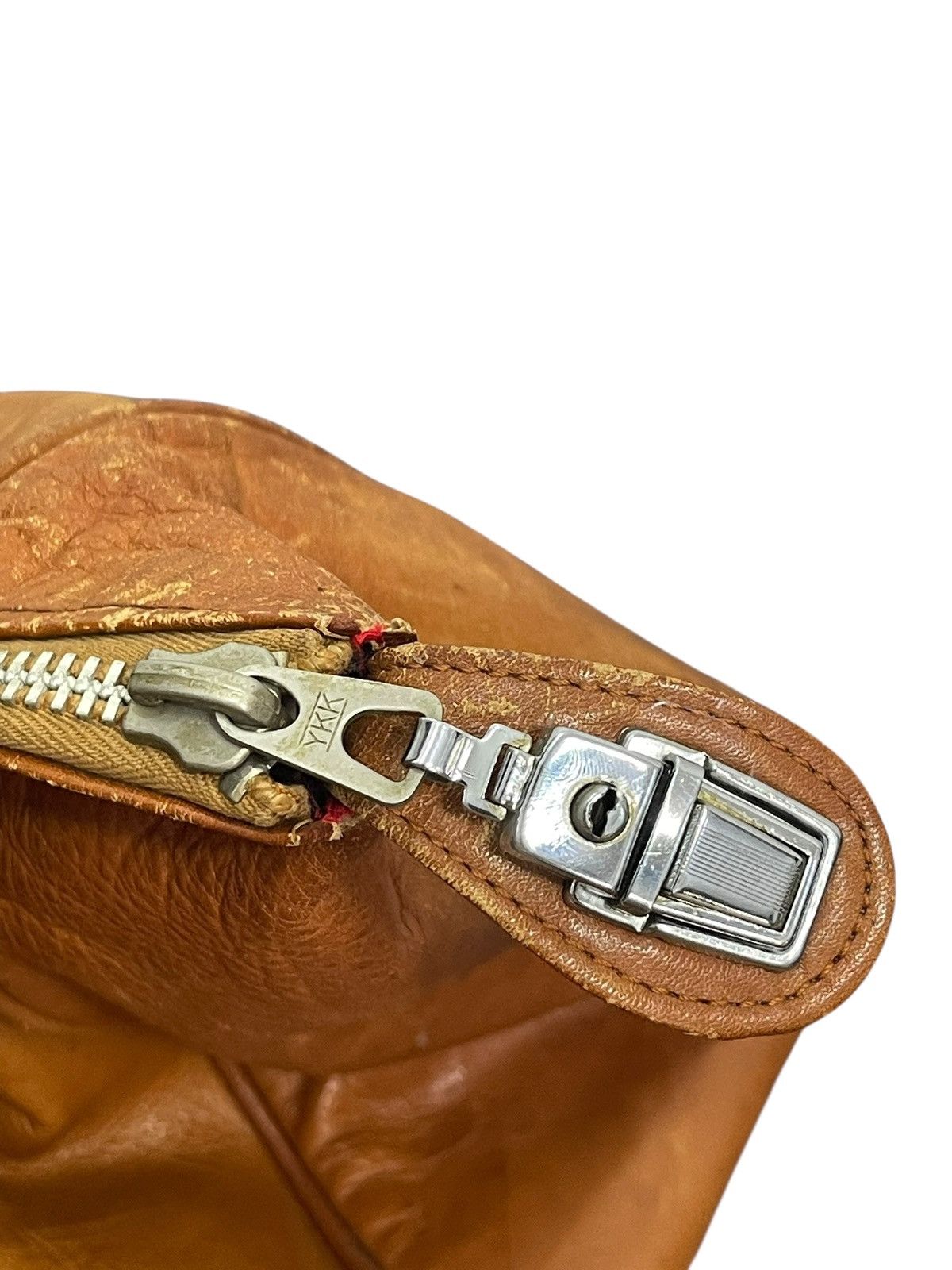 Genuine Leather Full Leather Patina Unknown Japan Duffle Travel Bag 2🟩1 Size ONE SIZE - 20 Thumbnail