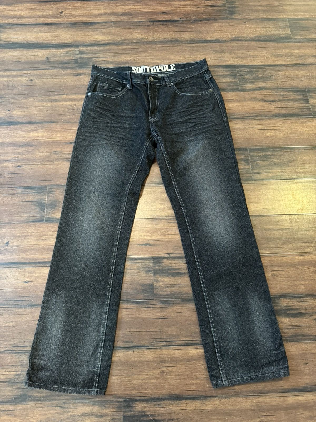 Y2K Black Southpole Baggy Jeans