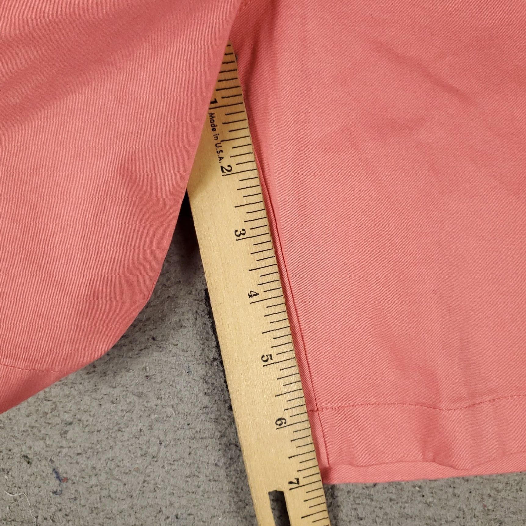 Vineyard Vines Vineyard Vines Shorts Size 35 Pink Breaker Classic Fit Flat Front Chino Mens Size US 35 - 4 Thumbnail