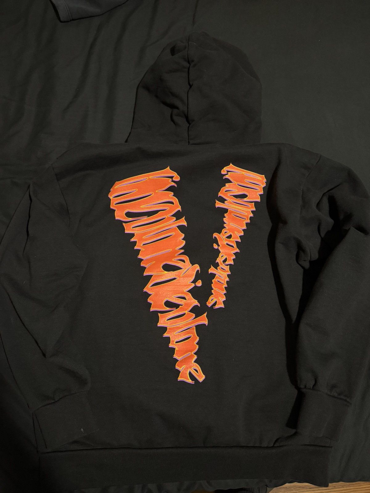 999 Club × Vlone Vlone X Juice WRLD Fighting Demons Hoodie 🖤🧡 Size US L / EU 52-54 / 3 - 2 Thumbnail