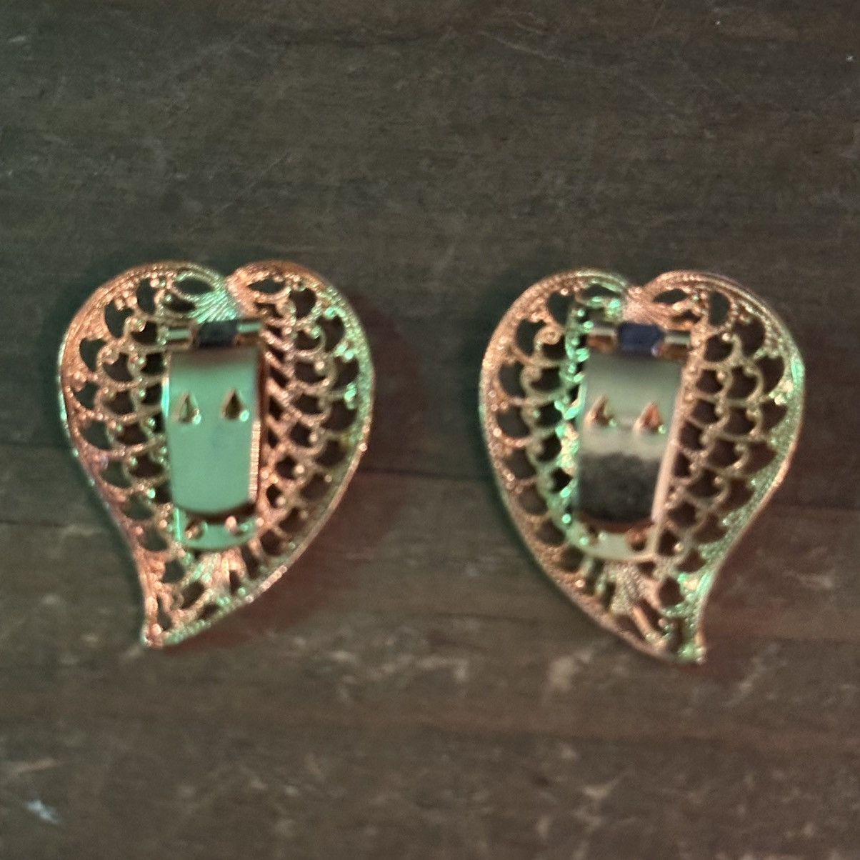 Vintage Vintage Bluette filigree clip on earrings Size ONE SIZE - 4 Thumbnail