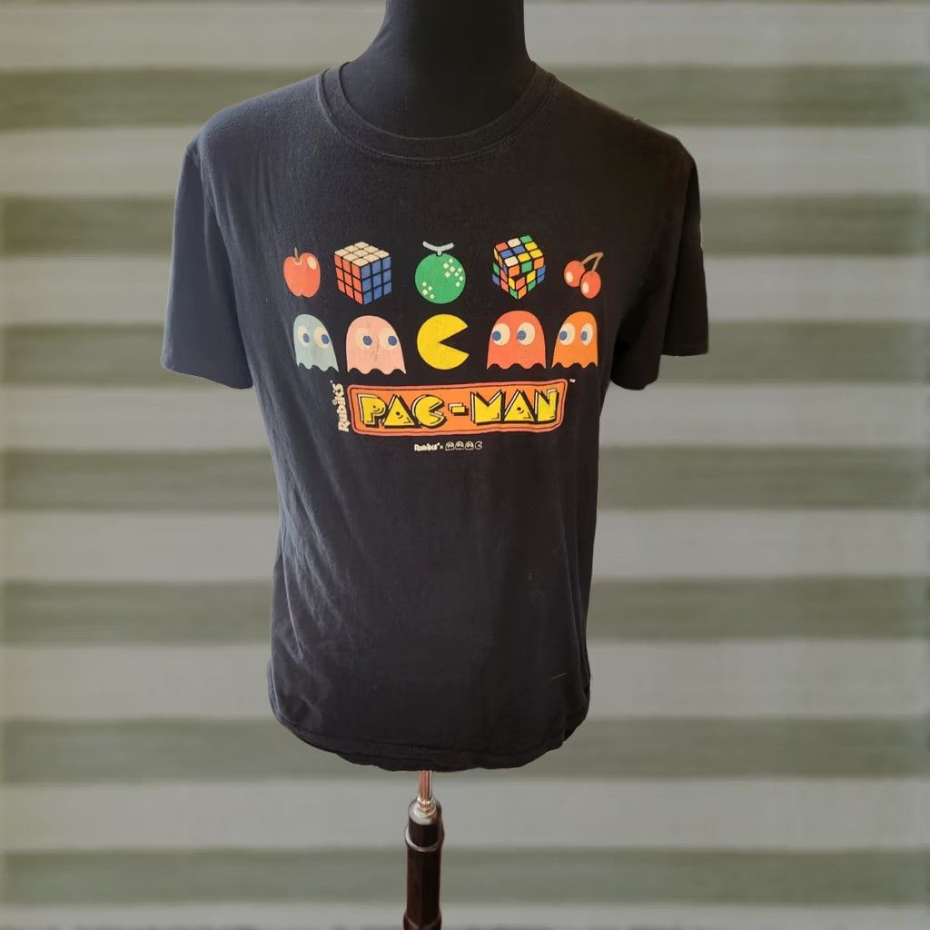 Vintage Brisco Pac-Man Rubik’s Cube Games Popculture T-Shirt Men’s Medium 100% Cotton Size US M / EU 48-50 / 2 - 1 Preview