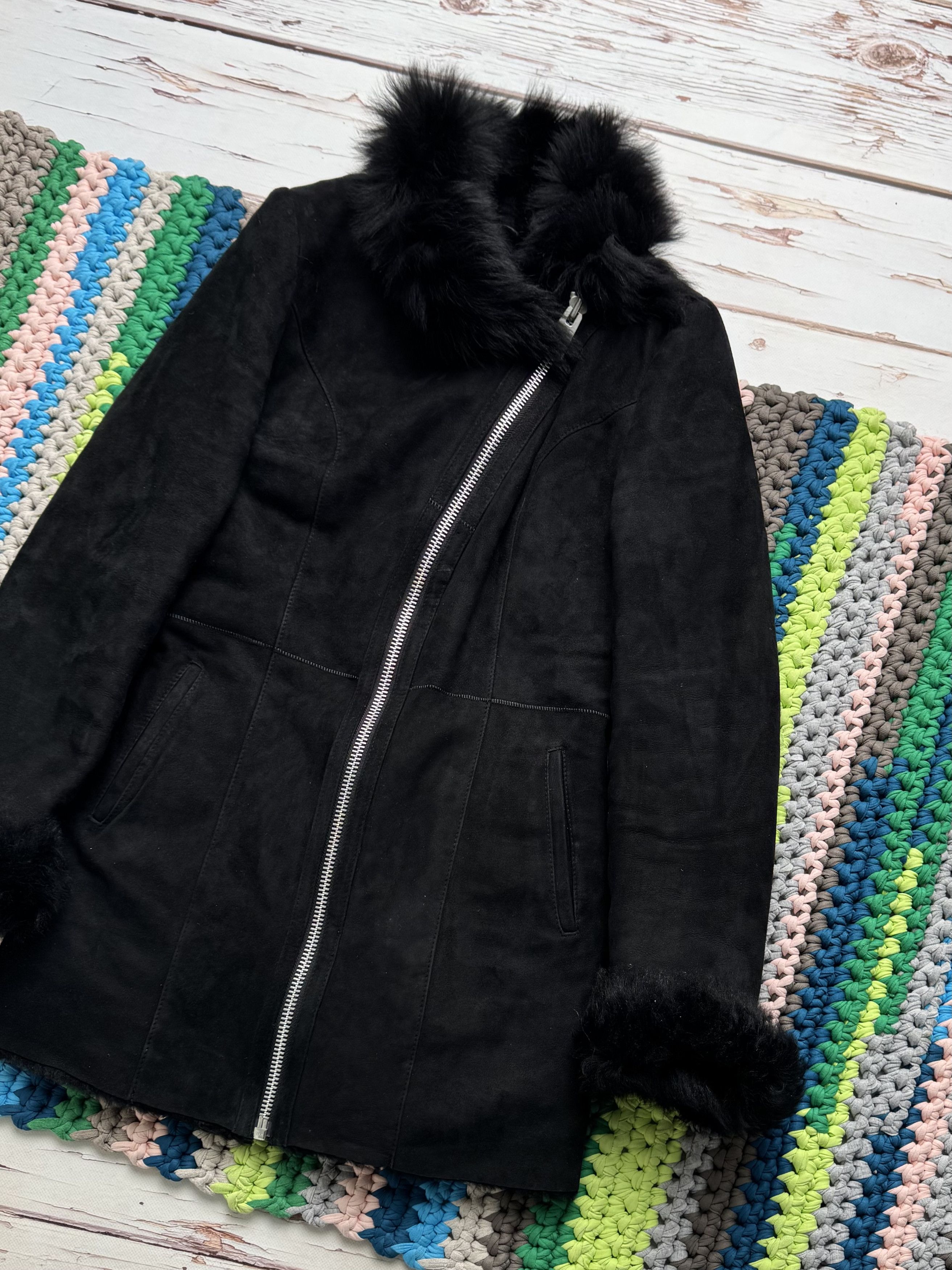 Japanese Brand Vintage Real Sheepskin Coat (D10)(D15) Size XS / US 0-2 / IT 36-38 - 7 Thumbnail
