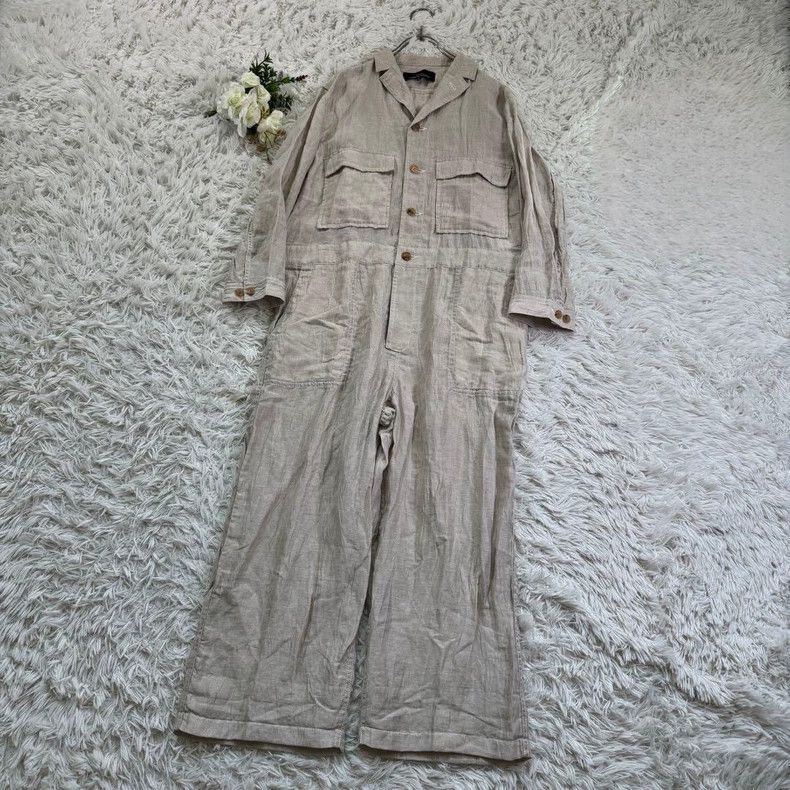 Comme des Garcons Comme Des Garcons size M Linen-blend jumpsuit Size 24" / US 00 / IT 34 - 1 Thumbnail
