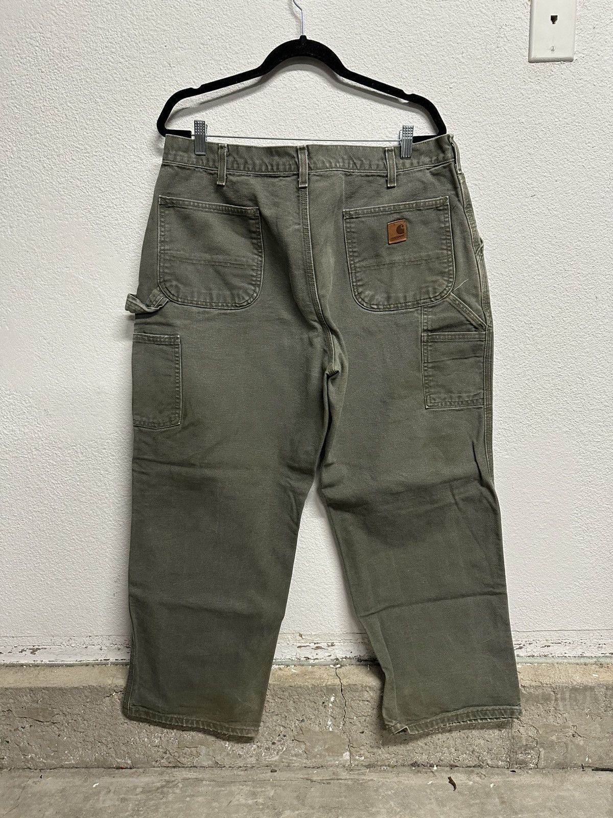 Carhartt Carhartt Green Carpenter Pants 38 x 30 Size US 38 / EU 54 - 1 Thumbnail