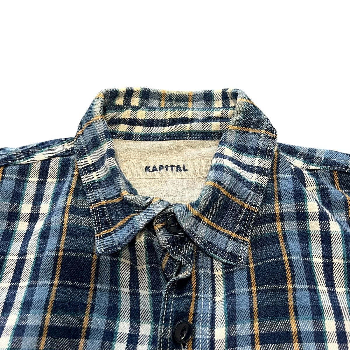 Kapital KAPITAL Cotton Heavy Weight Check Shirt Size US L / EU 52-54 / 3 - 4 Thumbnail