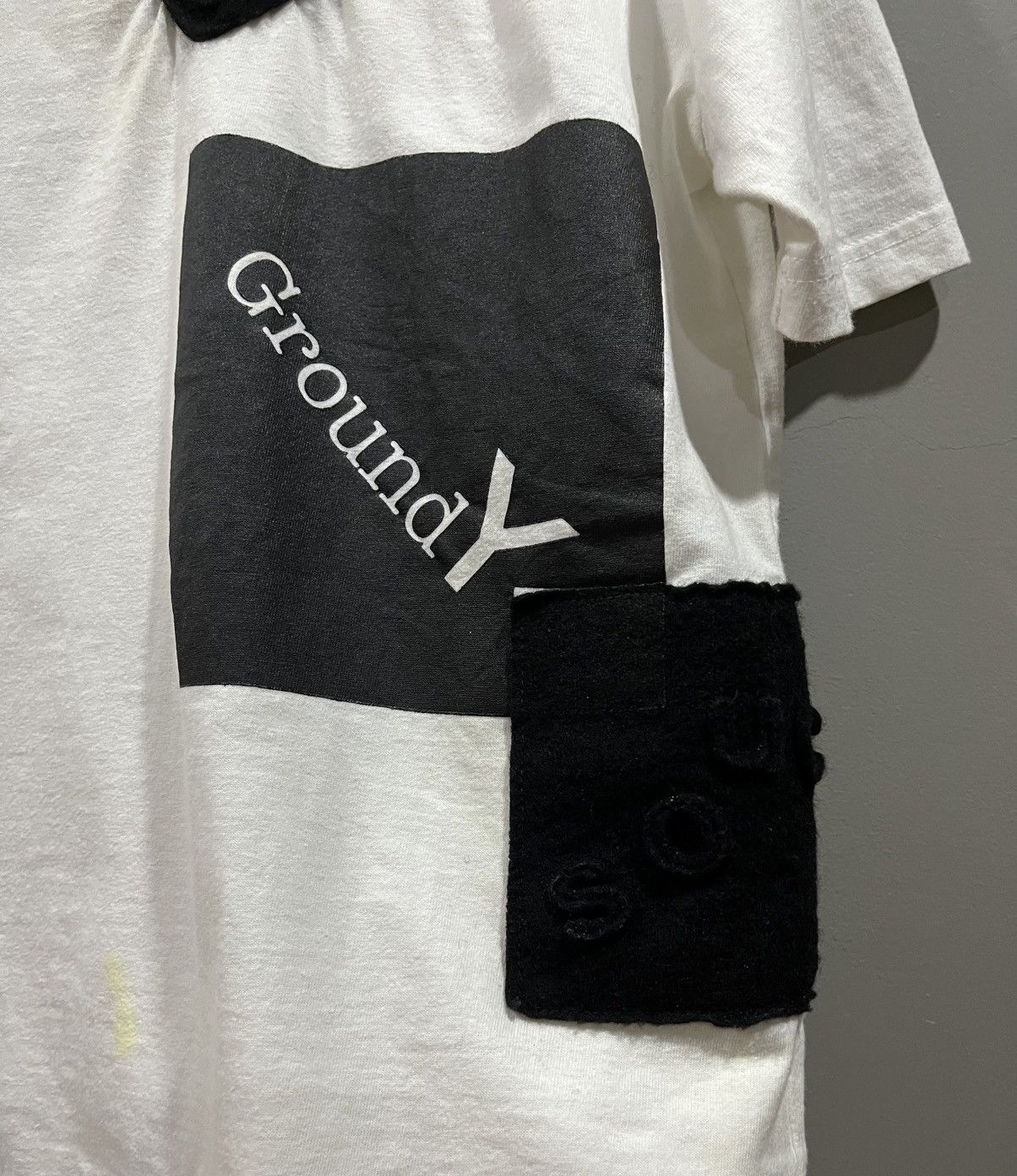 Yohji Yamamoto Yohji Yamamoto Ground Y Patchwork Tshirt Size US L / EU 52-54 / 3 - 2 Thumbnail