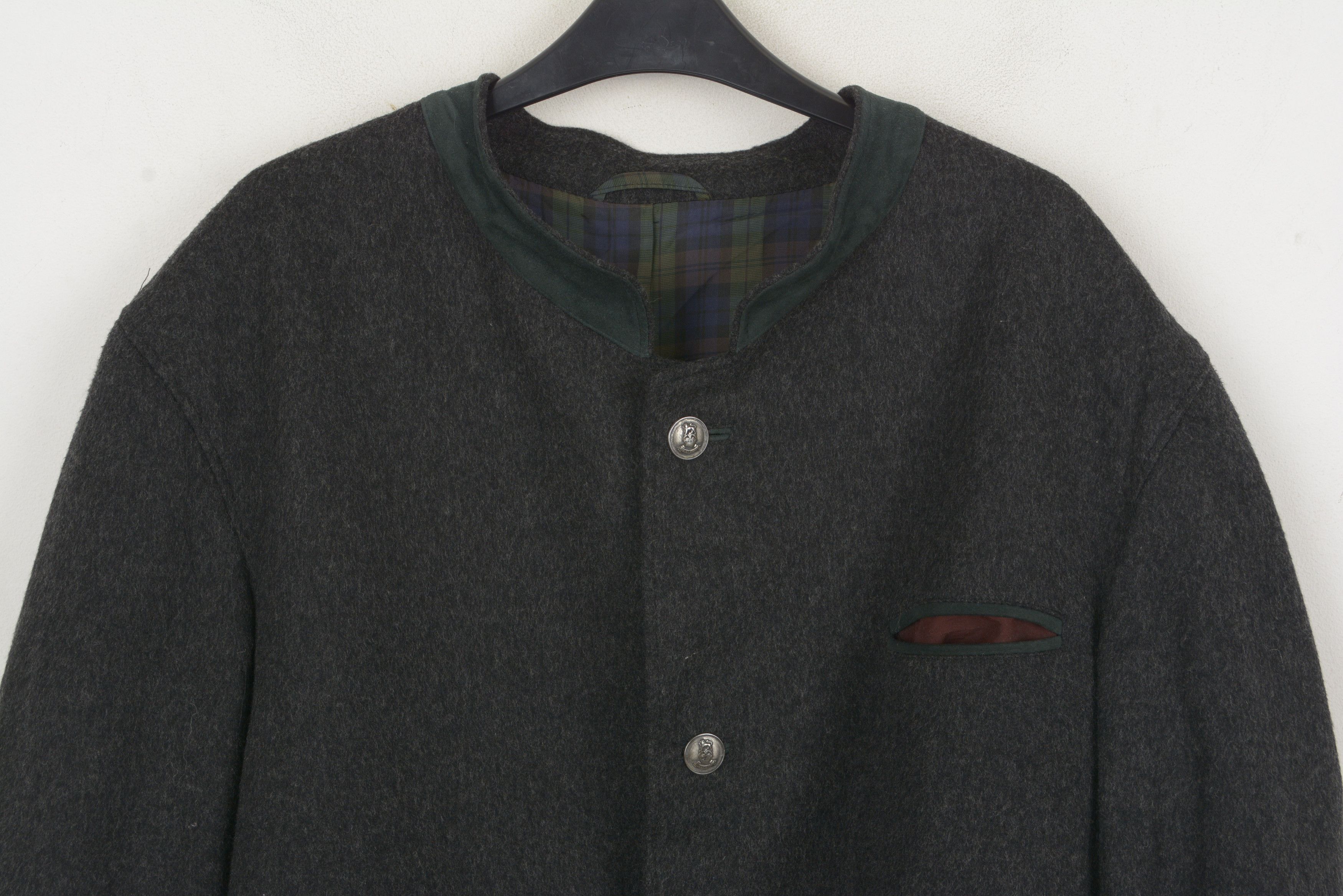 Vintage GRODNER LODEN Mens L Wool Over Coat Jacket blazer Size US L / EU 52-54 / 3 - 2 Thumbnail