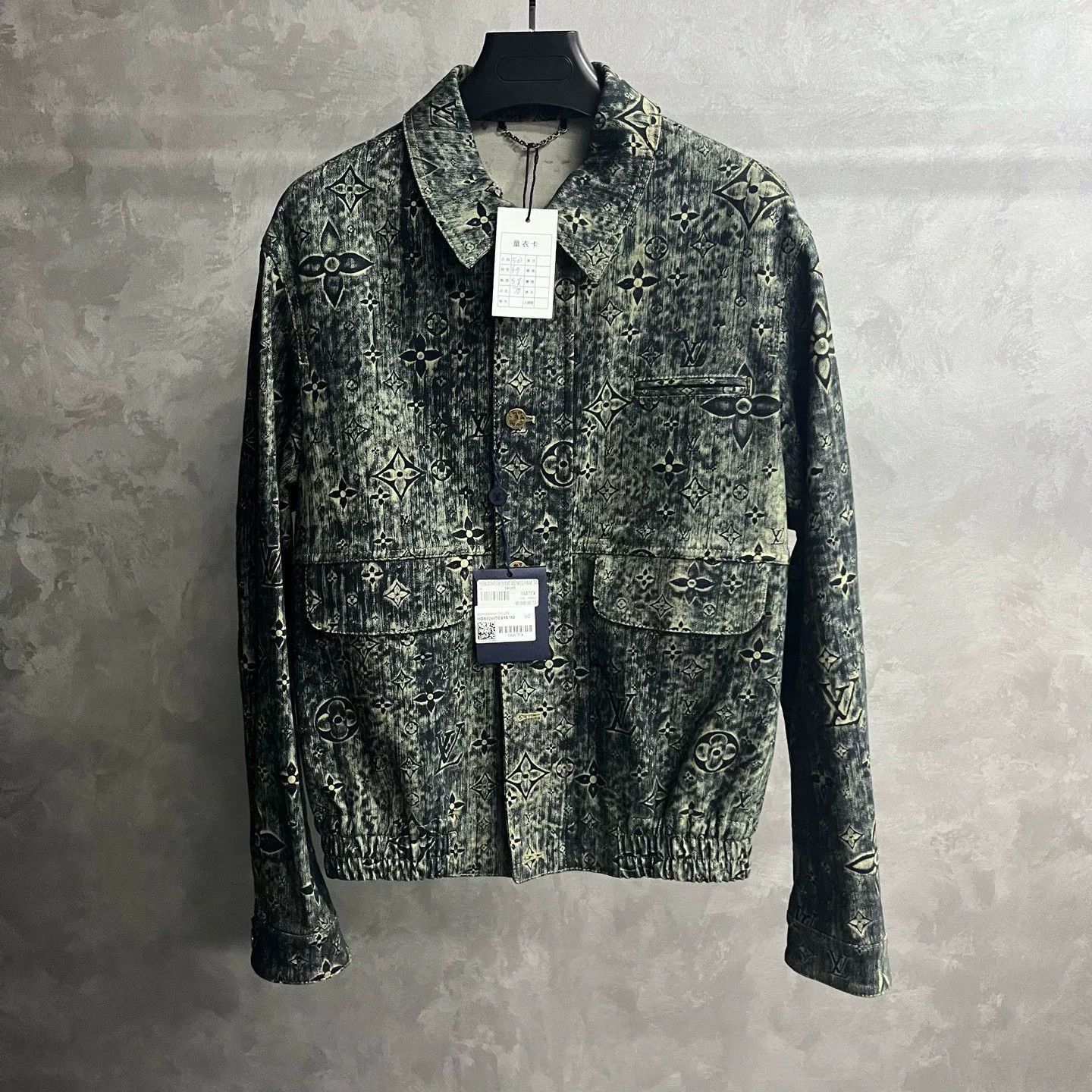 Louis Vuitton Louis Vuitton Retro Denim Gray Light Jacket s Men Size US S / EU 44-46 / 1 - 1 Thumbnail