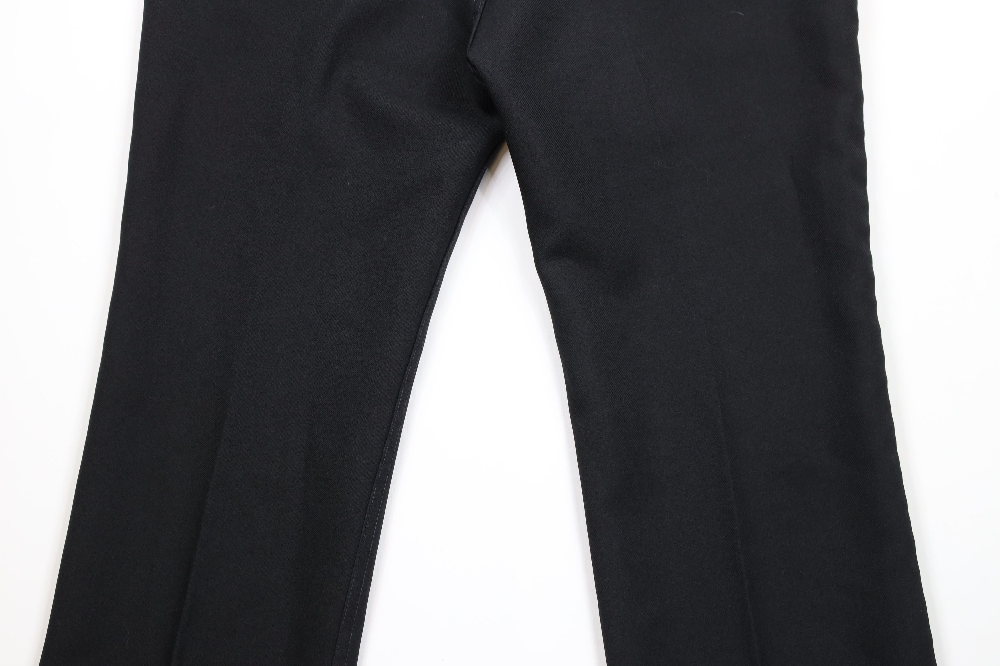 Levi's × Vintage Vintage 90s Levis Flared Wide Leg Knit Chino Pants Black USA Size US 38 / EU 54 - 14 Thumbnail