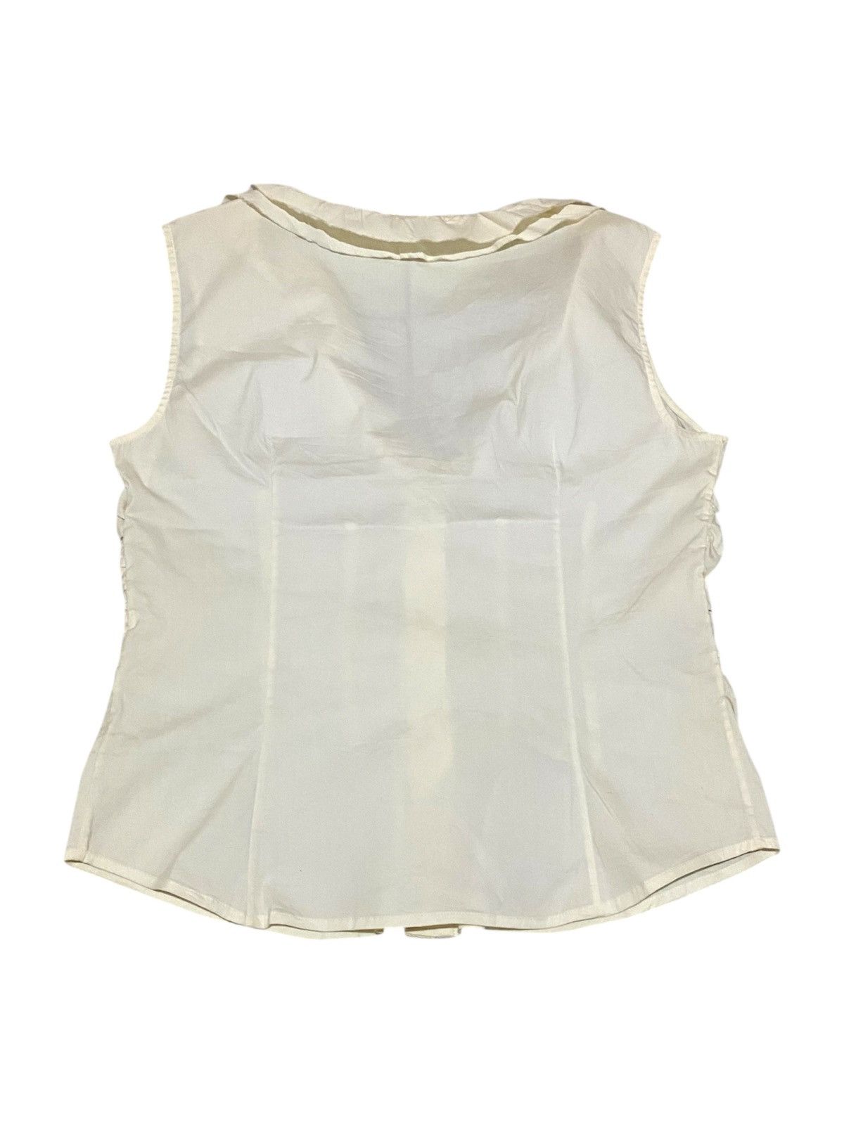 Prada 2000s Prada Ruffled Pleated Tank Top Size M / US 6-8 / IT 42-44 - 2 Thumbnail