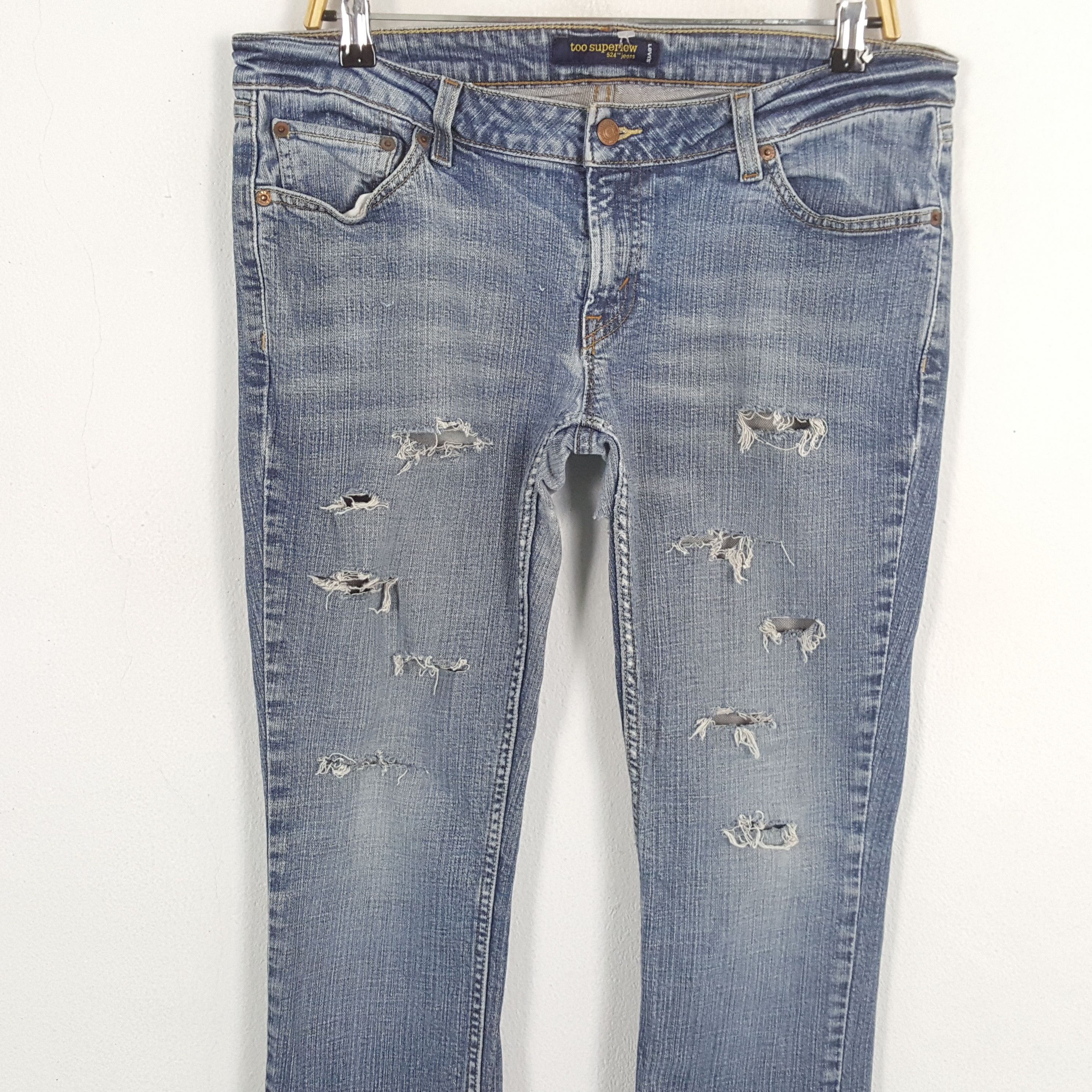 Levi's × Levi's Vintage Clothing × Vintage Vintage LEVI'S American Distressed Style Women's Jeans Size 34" / US 12 / IT 48 - 2 Thumbnail