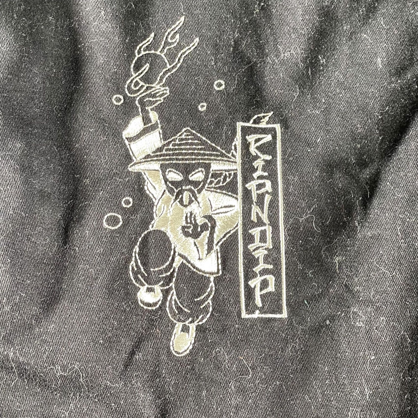 RIPNDIP RIPNDIP Jacket Mens Small Black Dragon Graphic Cartoon Bomber Button shacket Size US S / EU 44-46 / 1 - 4 Thumbnail