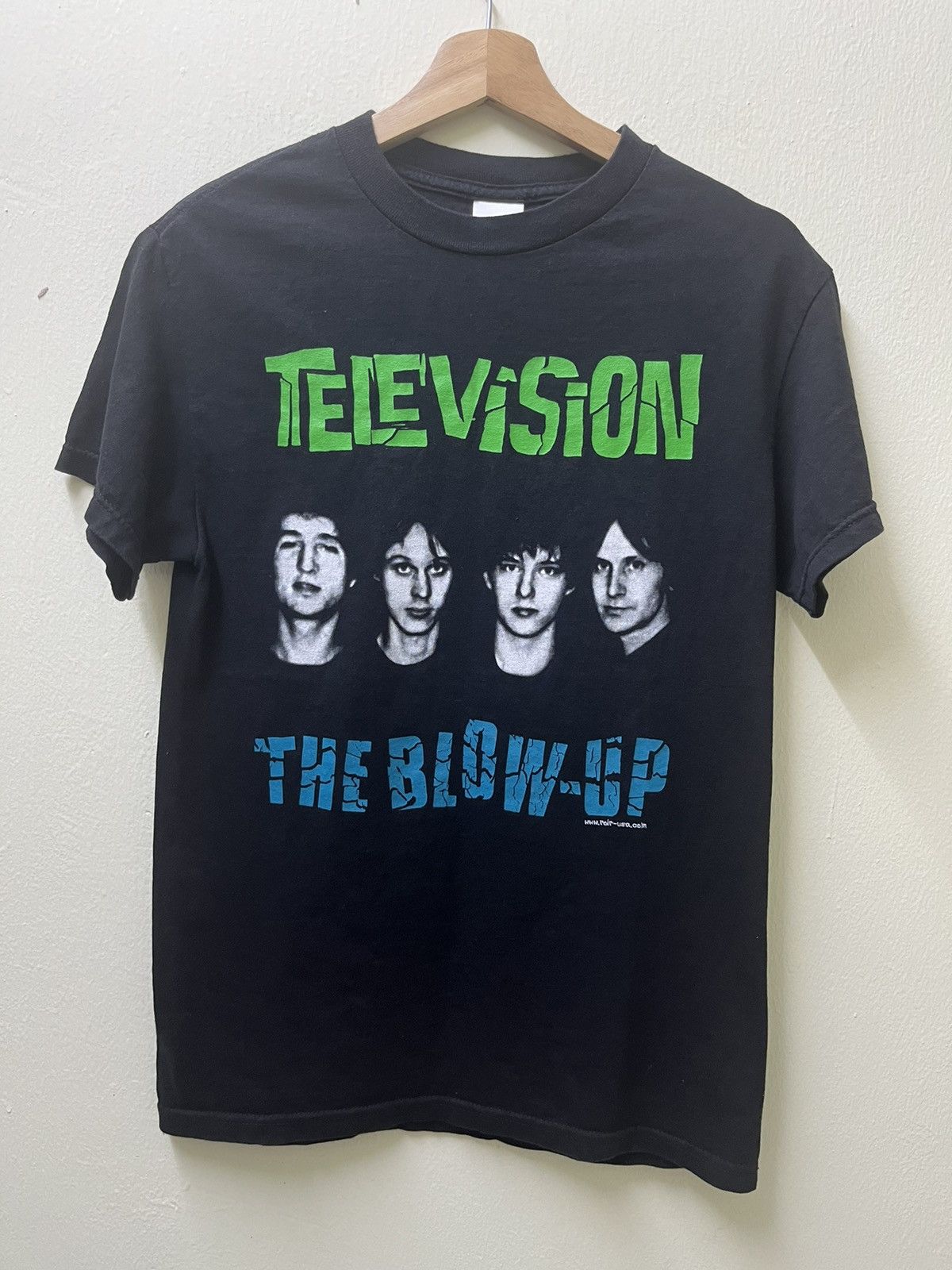 image of Band Tees x Rock Band Vintage Television American Rock Band Tee in Black, Men's (Size Small)