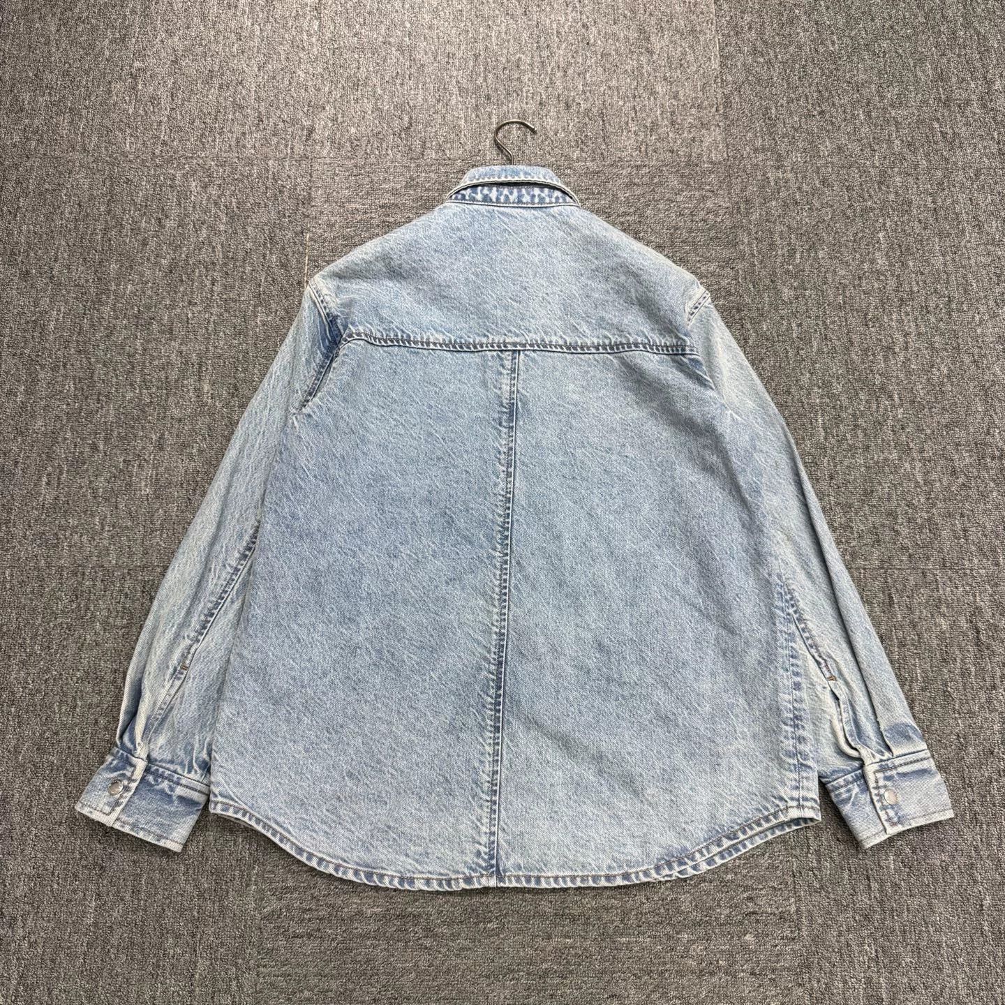 Alexander Wang alexander wang vintage denim jacket in light wash. Size US XXS / EU 40 - 2 Thumbnail