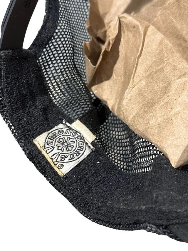 Chrome Hearts Vintage 90s Chrome Hearts CH Hollywood Trucker Black/White Size ONE SIZE - 4 Thumbnail