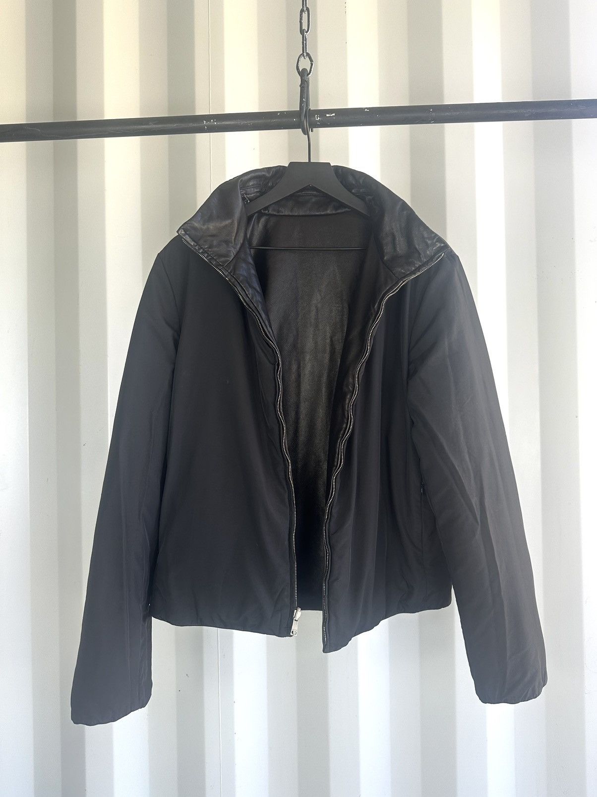 Gucci Leather Reversible Puffer Jacket Tom Ford Era Size US M / EU 48-50 / 2 - 5 Thumbnail