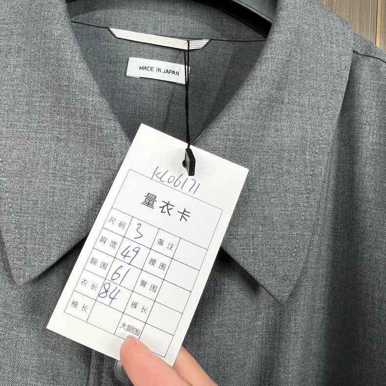 Thom Browne Thom Browne size3 Wool striped shirt jacket Size US L / EU 52-54 / 3 - 8 Thumbnail