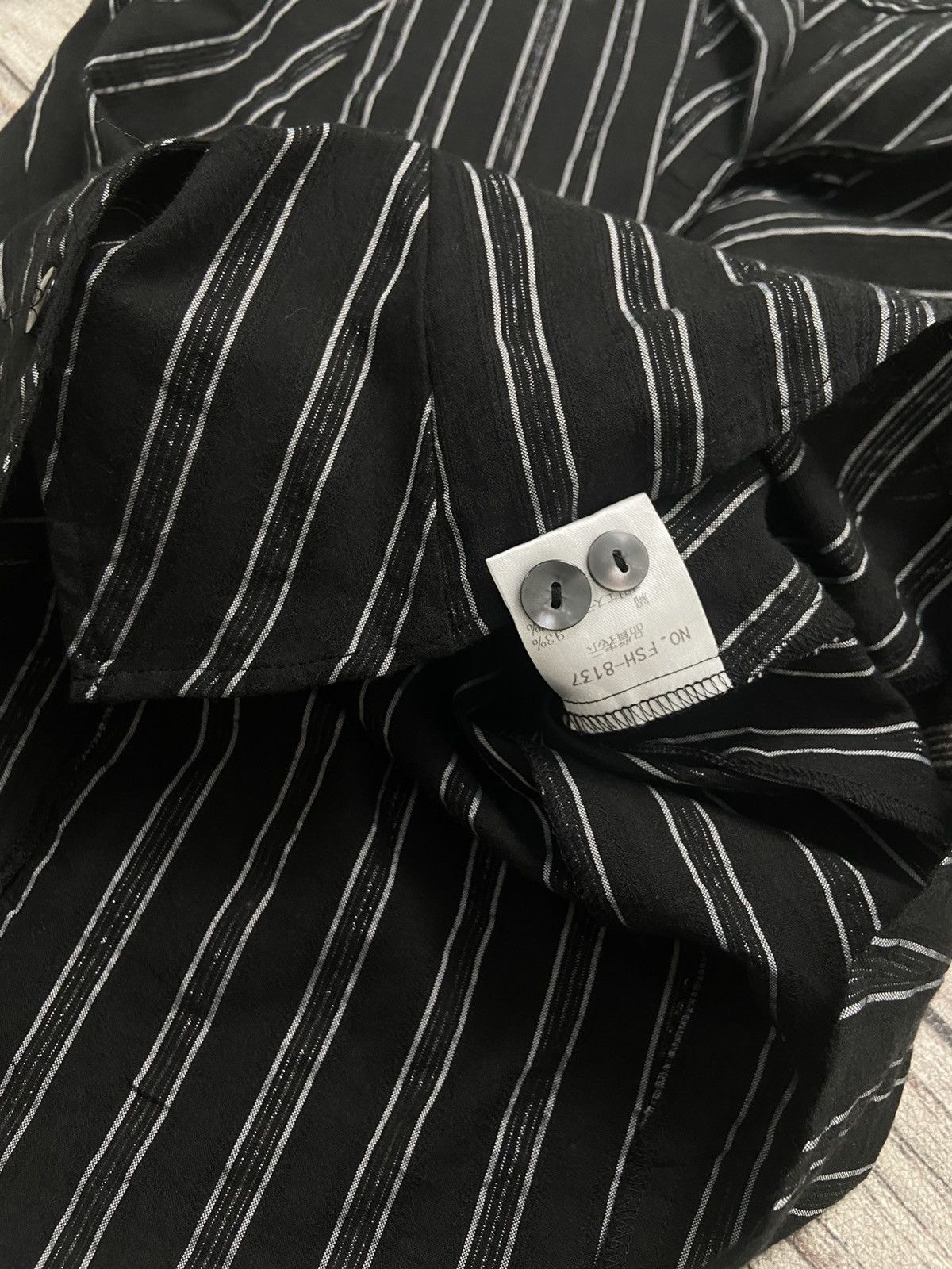 Tornado Mart 2000s Tornado Mart Sirens Officer Striped Open Collar Shirt Size S / US 4 / IT 40 - 10 Thumbnail