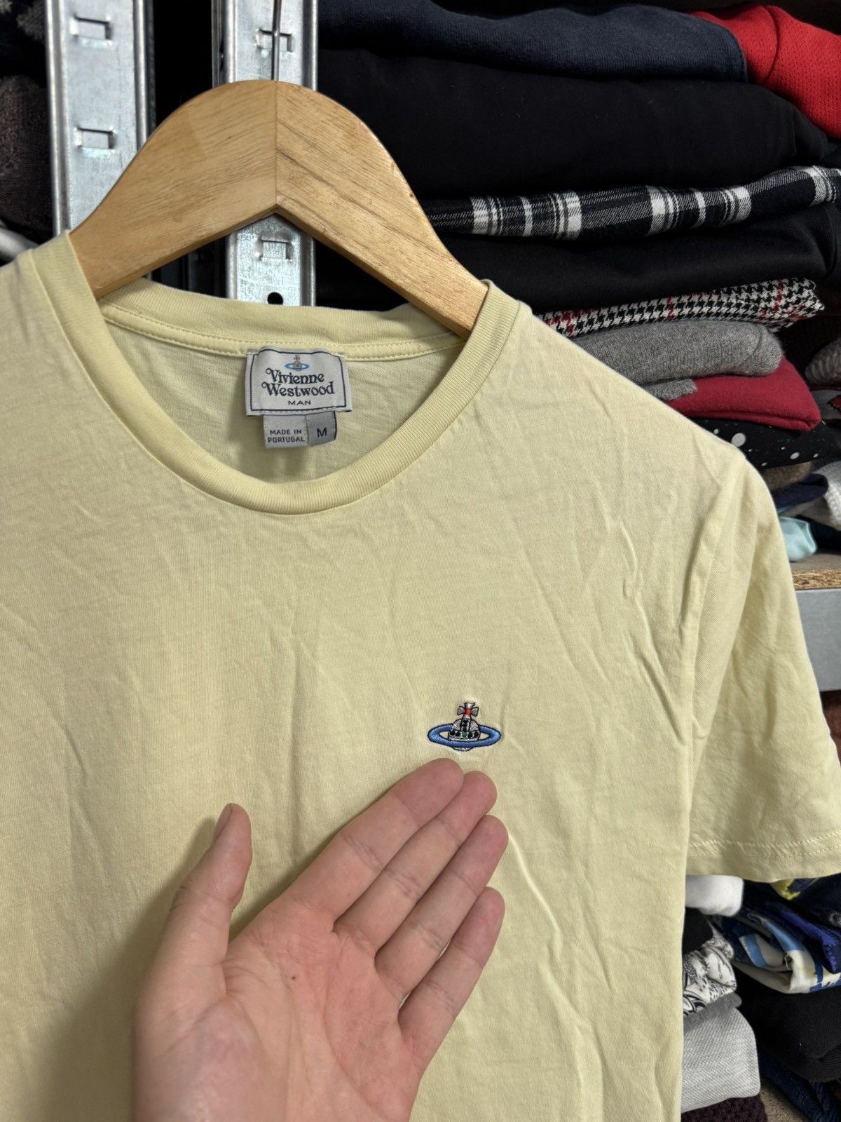 Vivienne Westwood Vivienne Westwood Man Orb Logo T-Shirt Light Yellov Size M Size US M / EU 48-50 / 2 - 3 Thumbnail
