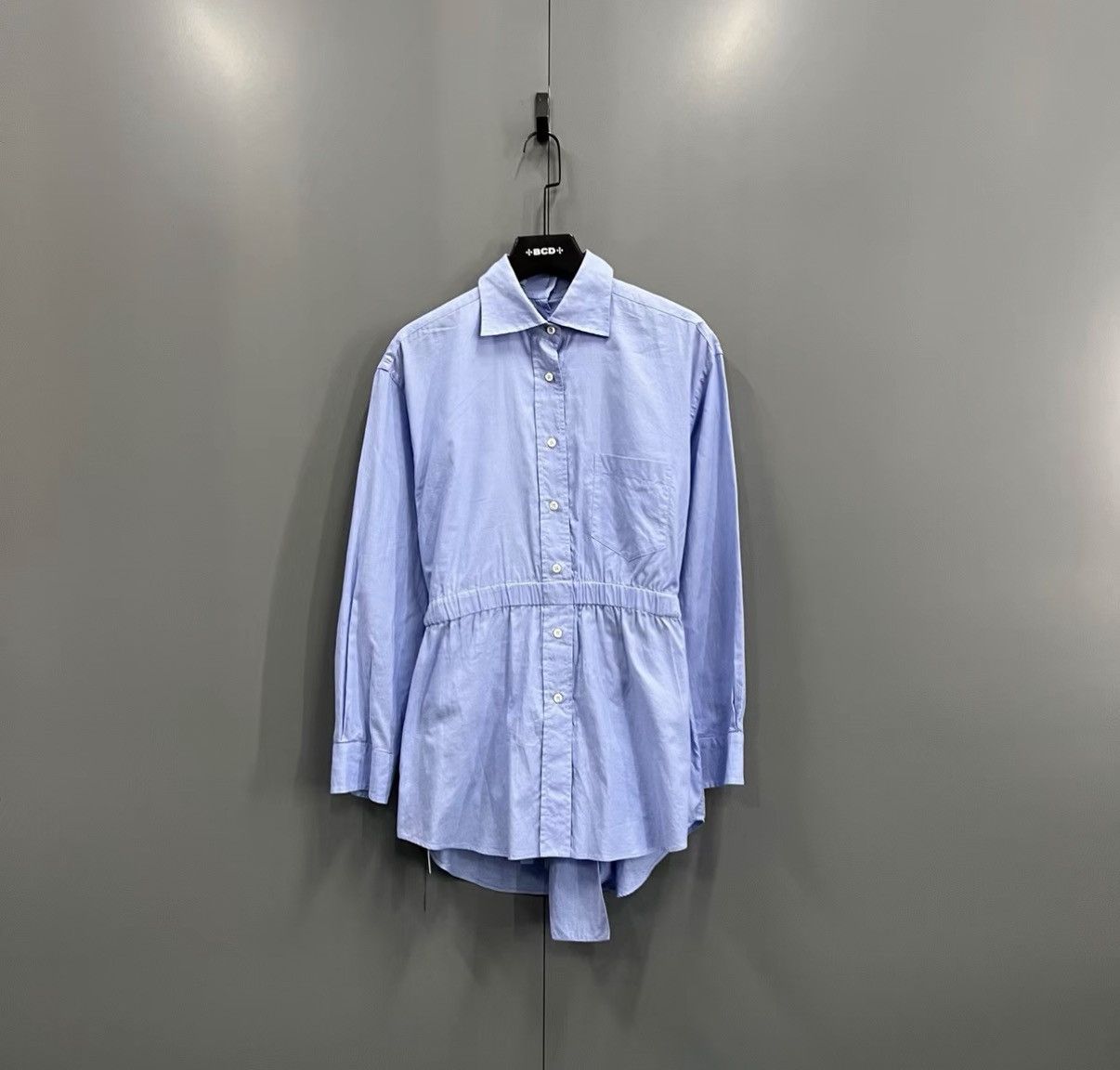 Prada Prada Blue Collared Shirt Dress J41 Size S / US 4 / IT 40 - 1 Thumbnail
