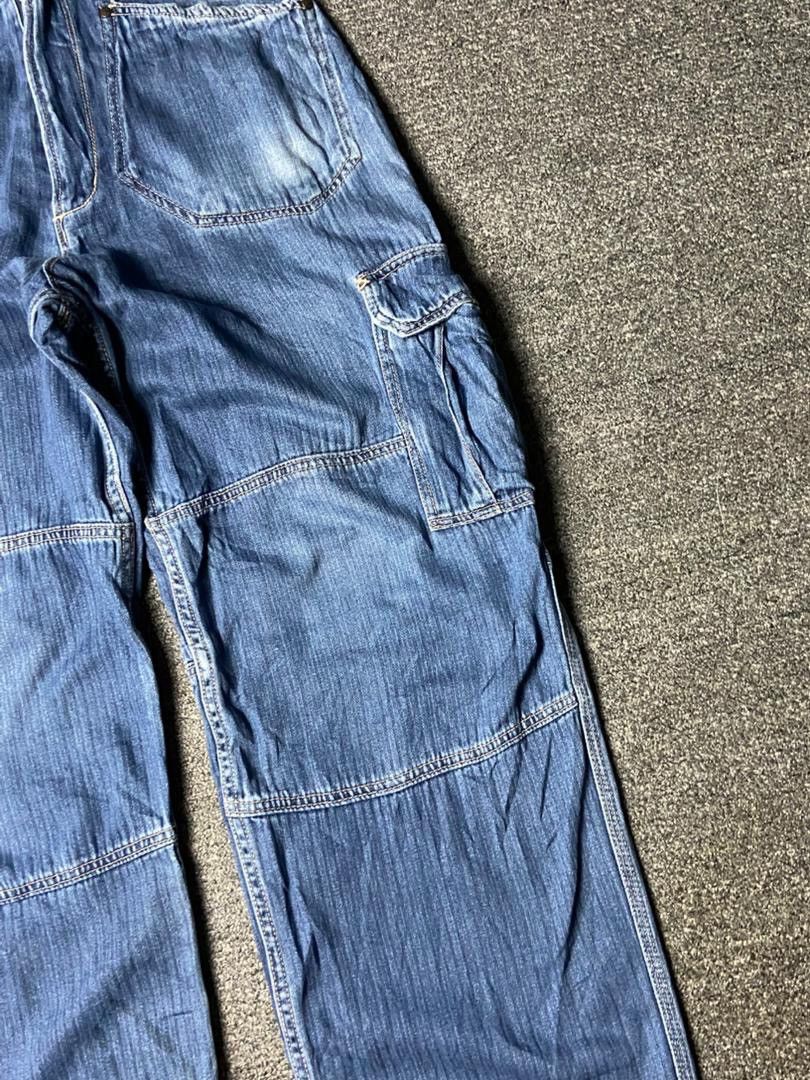 Japanese Brand EVENRIVER.CO Multipocket Cargo Denim Jeans (162) Size US 28 / EU 44 - 10 Thumbnail