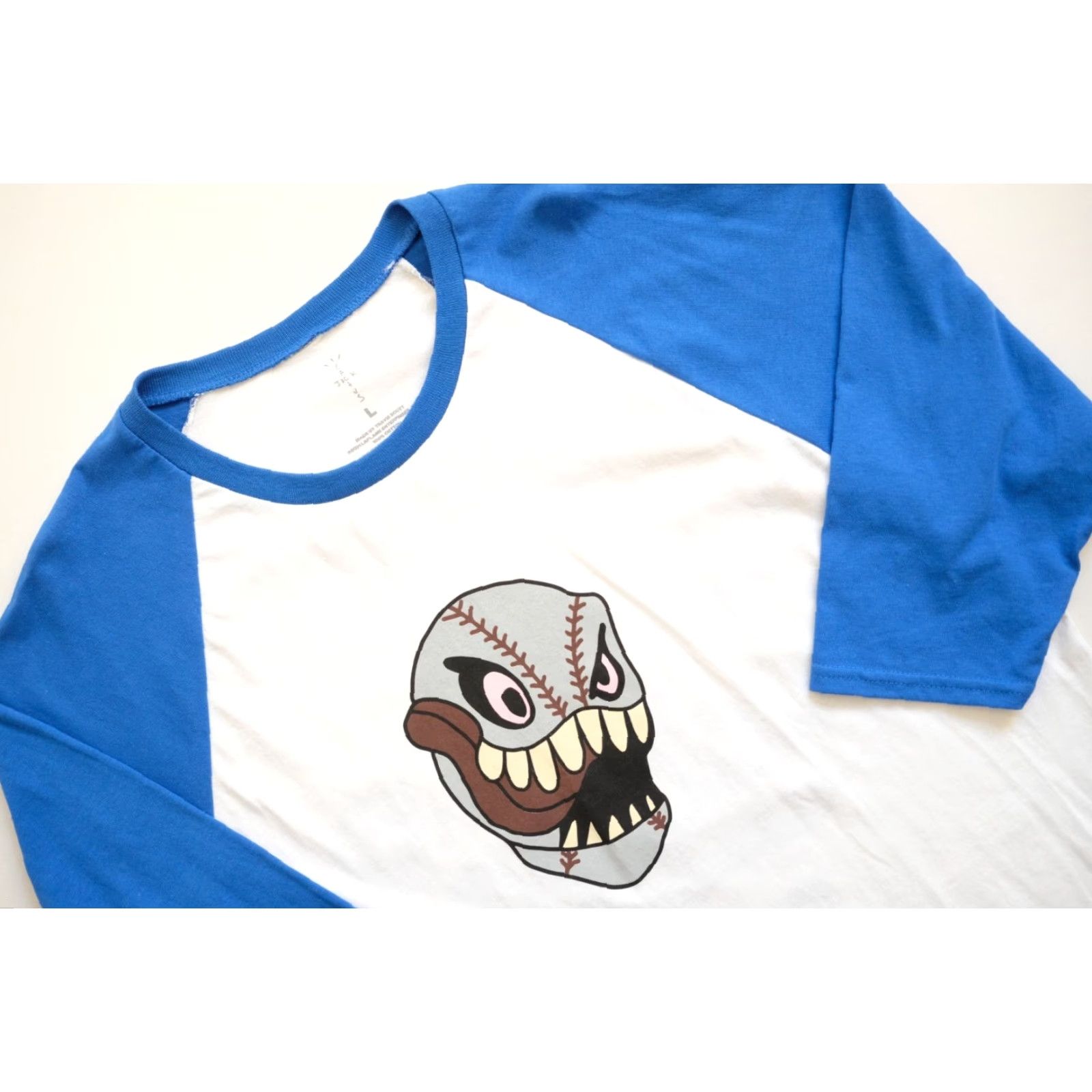 Travis Scott VINTAGE TRAVIS SCOTT ASTROWORLD CACTUS JACK BASEBALL GAME VTG Y2K MUSIC T SHIRT 2021 L Size US L / EU 52-54 / 3 - 5 Thumbnail