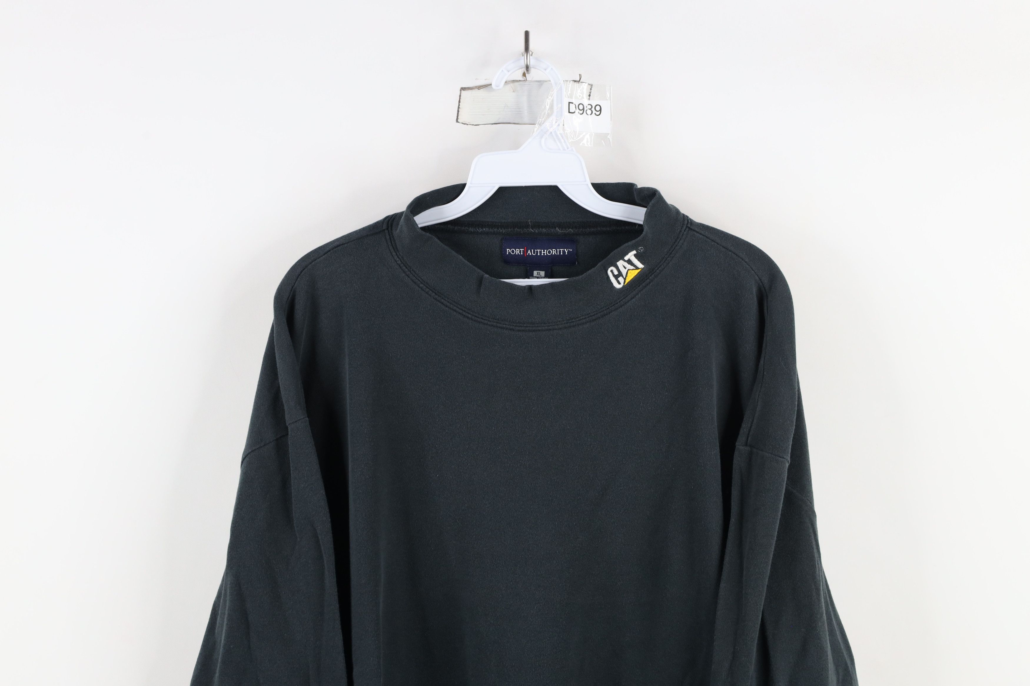 Vintage Vintage 90s Cat Caterpillar Long Sleeve Mock Neck T-Shirt Size US XL / EU 56 / 4 - 2 Thumbnail