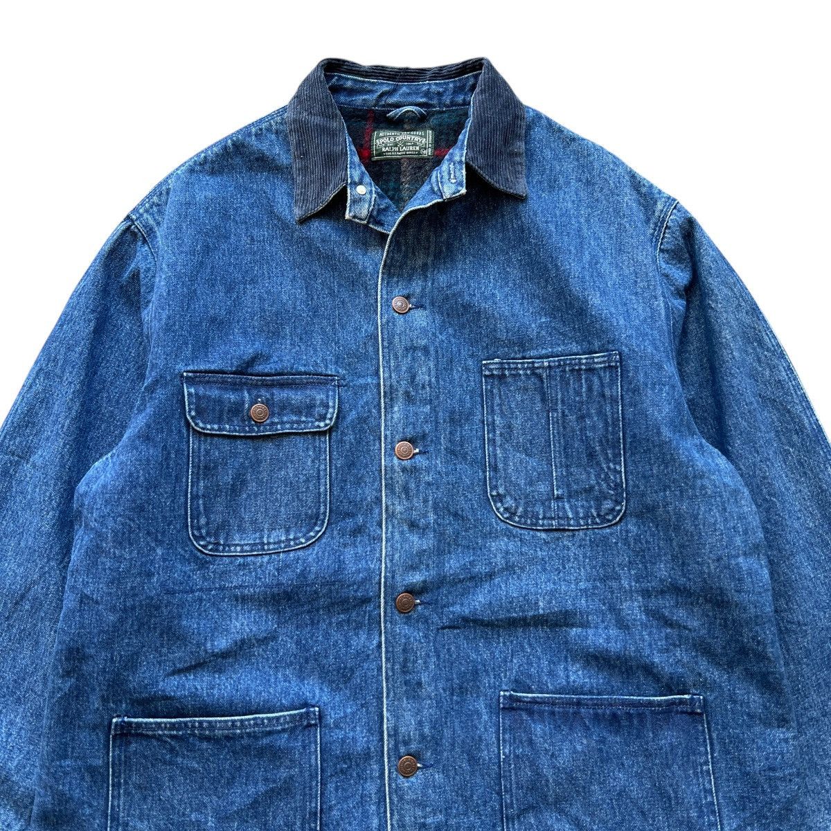 Polo Ralph Lauren 🔥80s Vintage Polo Country Ralph Lauren Plaid Blanket Jacket Size US M / EU 48-50 / 2 - 6 Thumbnail