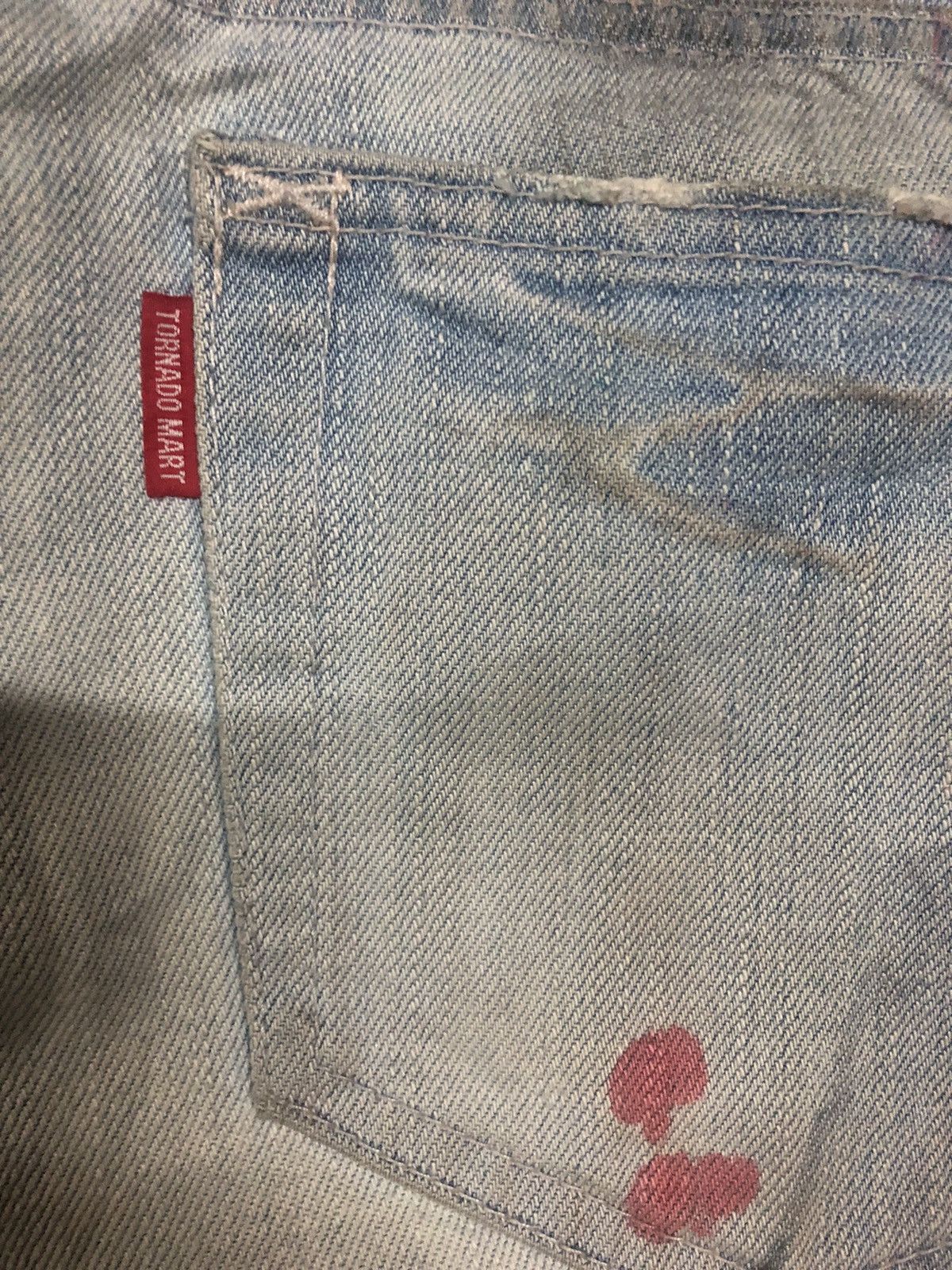 If Six Was Nine × Tornado Mart Tornado Mart Flare Splash Paints denim pants Size US 31 - 5 Thumbnail
