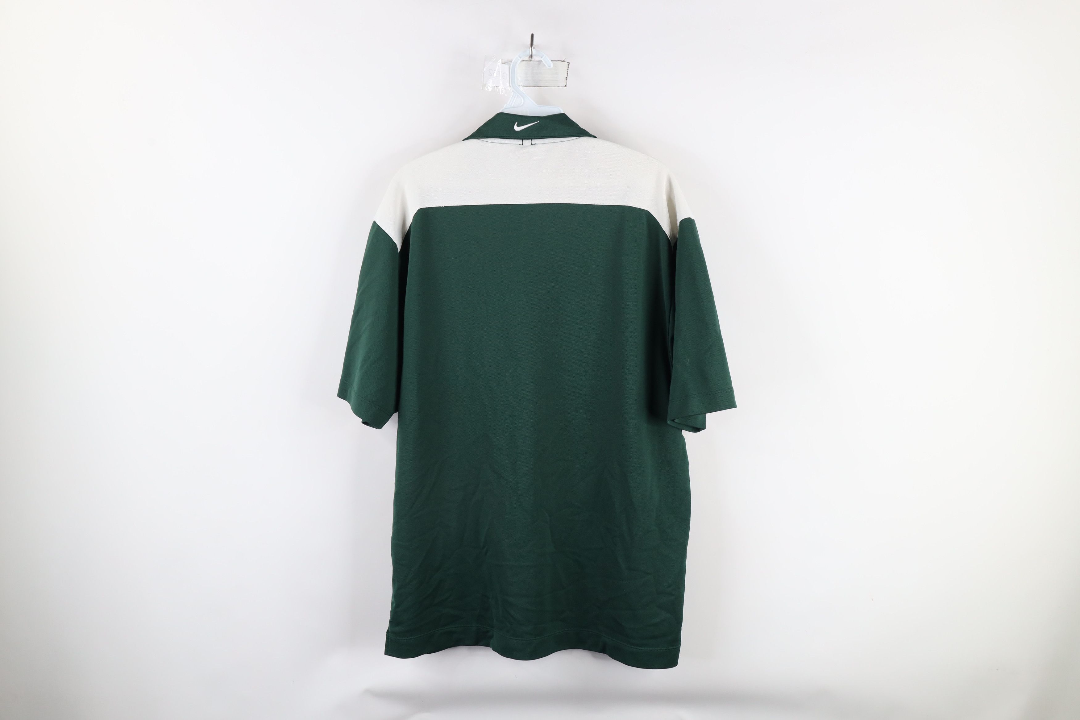 Nike × Vintage Vintage Nike Golf Mini Swoosh Collared Polo Shirt Green Size US M / EU 48-50 / 2 - 9 Thumbnail